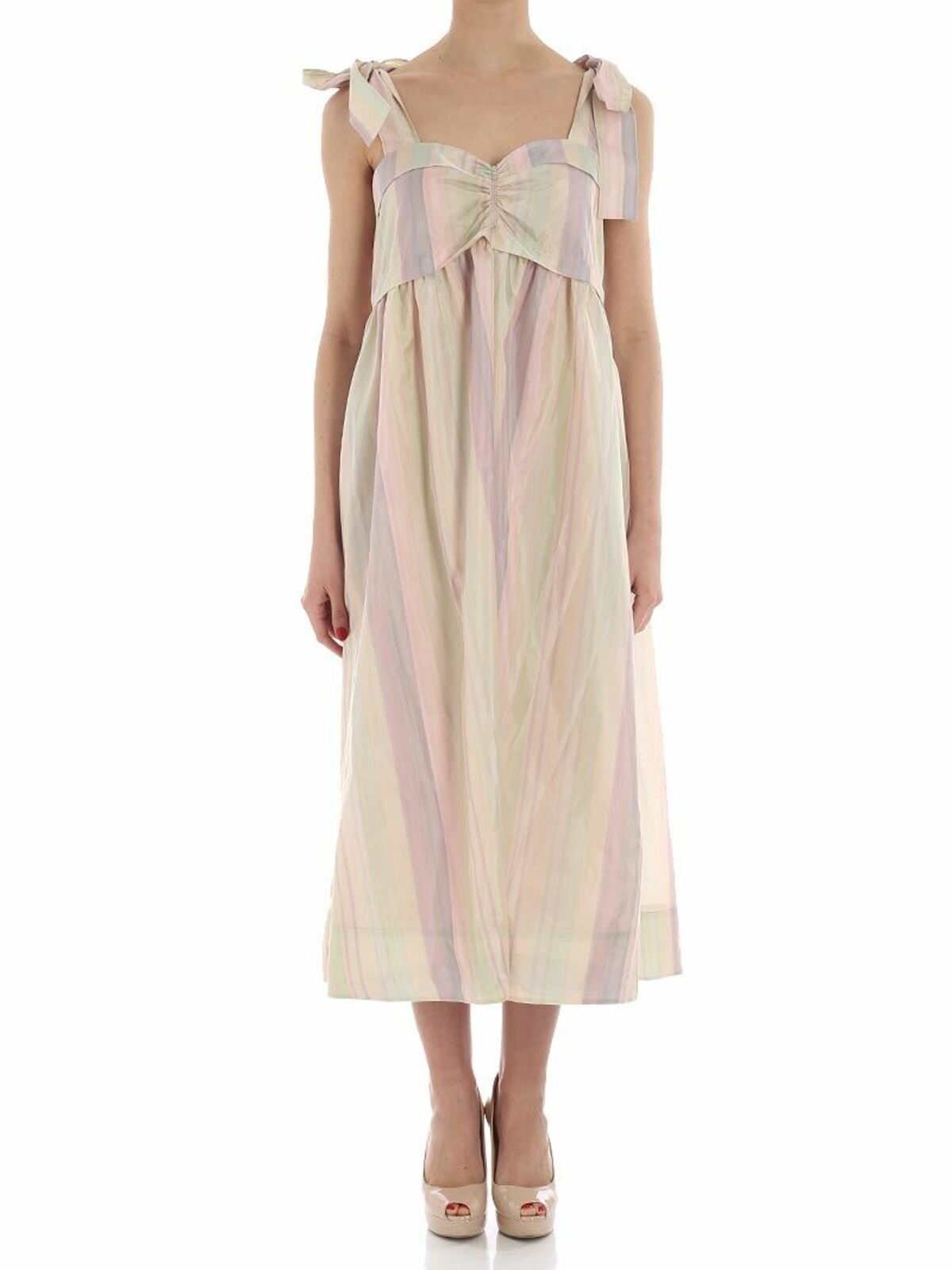 Multicolor striped dress CHS18URO070279CA (See By Chloé / ワンピース・ドレス・オールインワン ) | See By Chloé (シーバイクロエ)