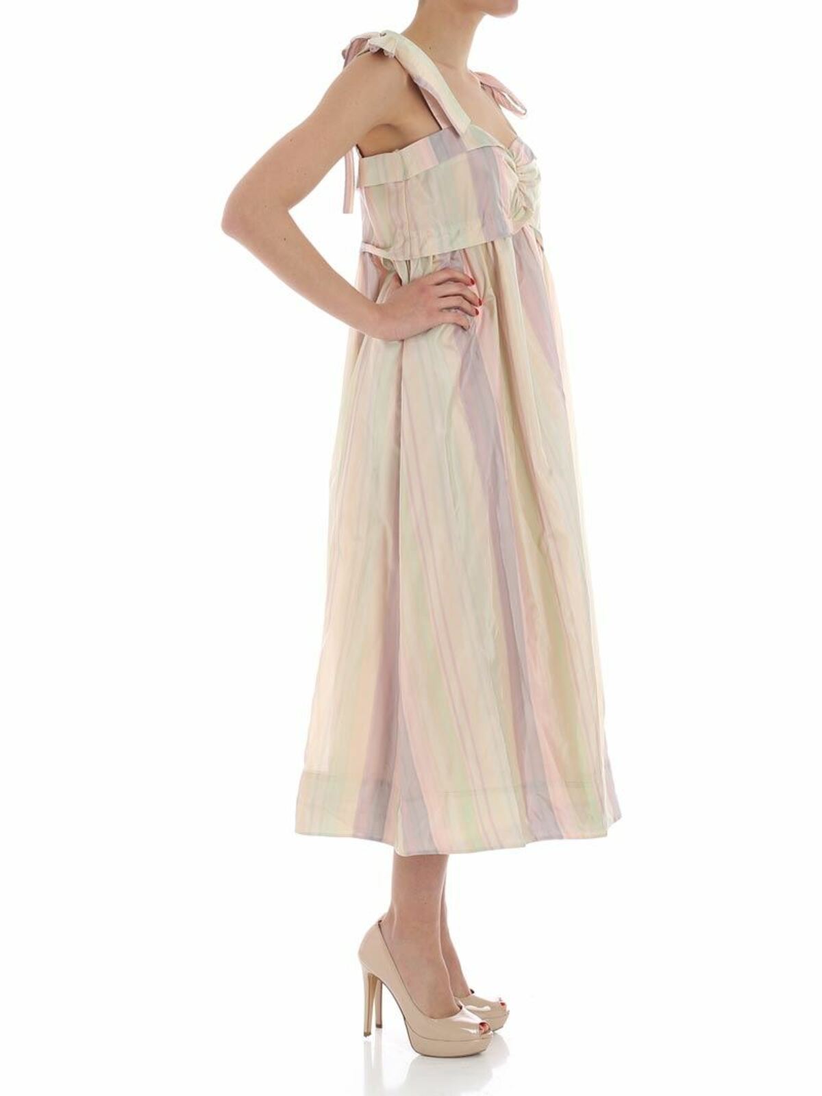 Multicolor striped dress CHS18URO070279CA (See By Chloé / ワンピース・ドレス・オールインワン ) | See By Chloé (シーバイクロエ)(1)