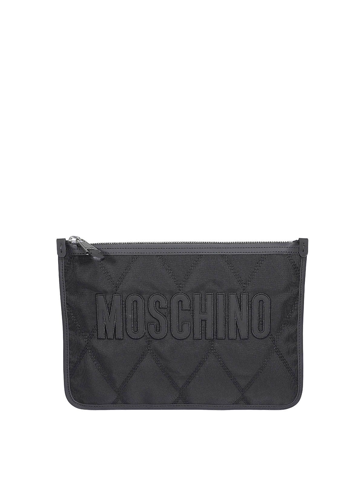 Tech fabric clutch 840382011555 (MOSCHINO / クラッチバッグ・ポーチ ) | MOSCHINO (モスキーノ)