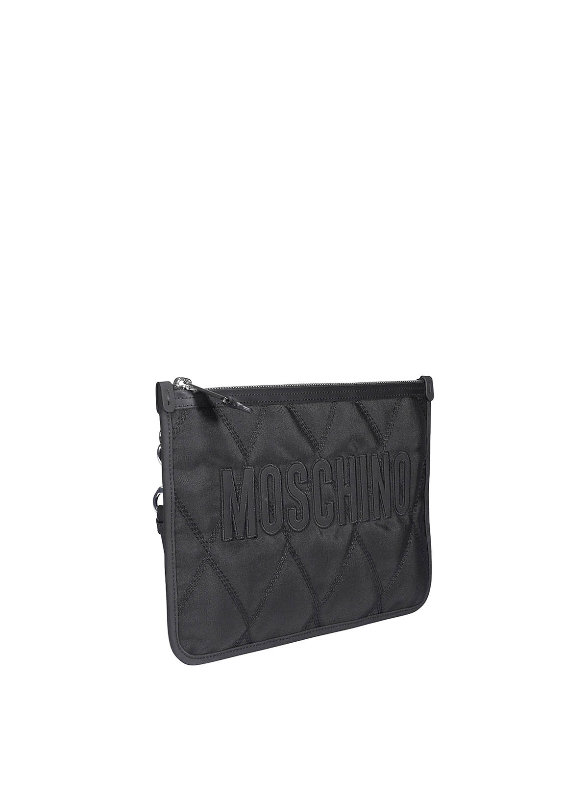 Tech fabric clutch 840382011555 (MOSCHINO / クラッチバッグ・ポーチ ) | MOSCHINO (モスキーノ)(1)