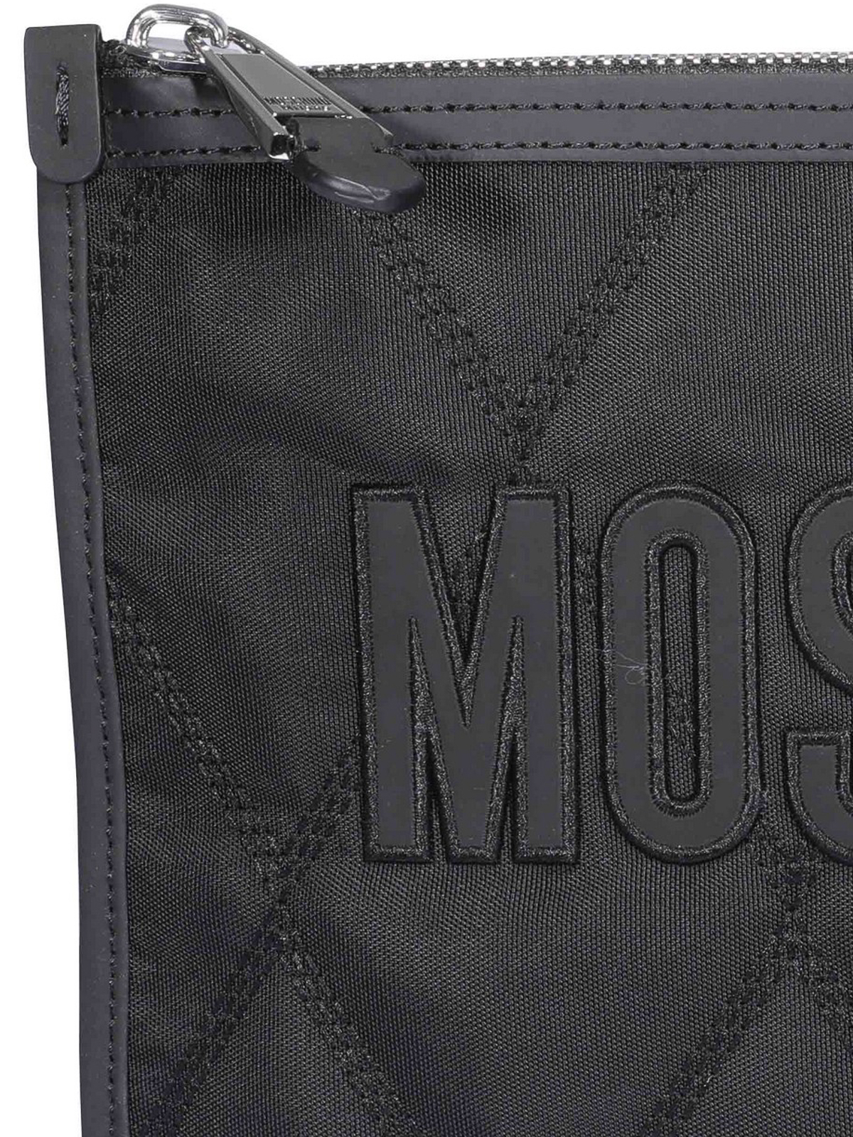 Tech fabric clutch 840382011555 (MOSCHINO / クラッチバッグ・ポーチ ) | MOSCHINO (モスキーノ)(3)