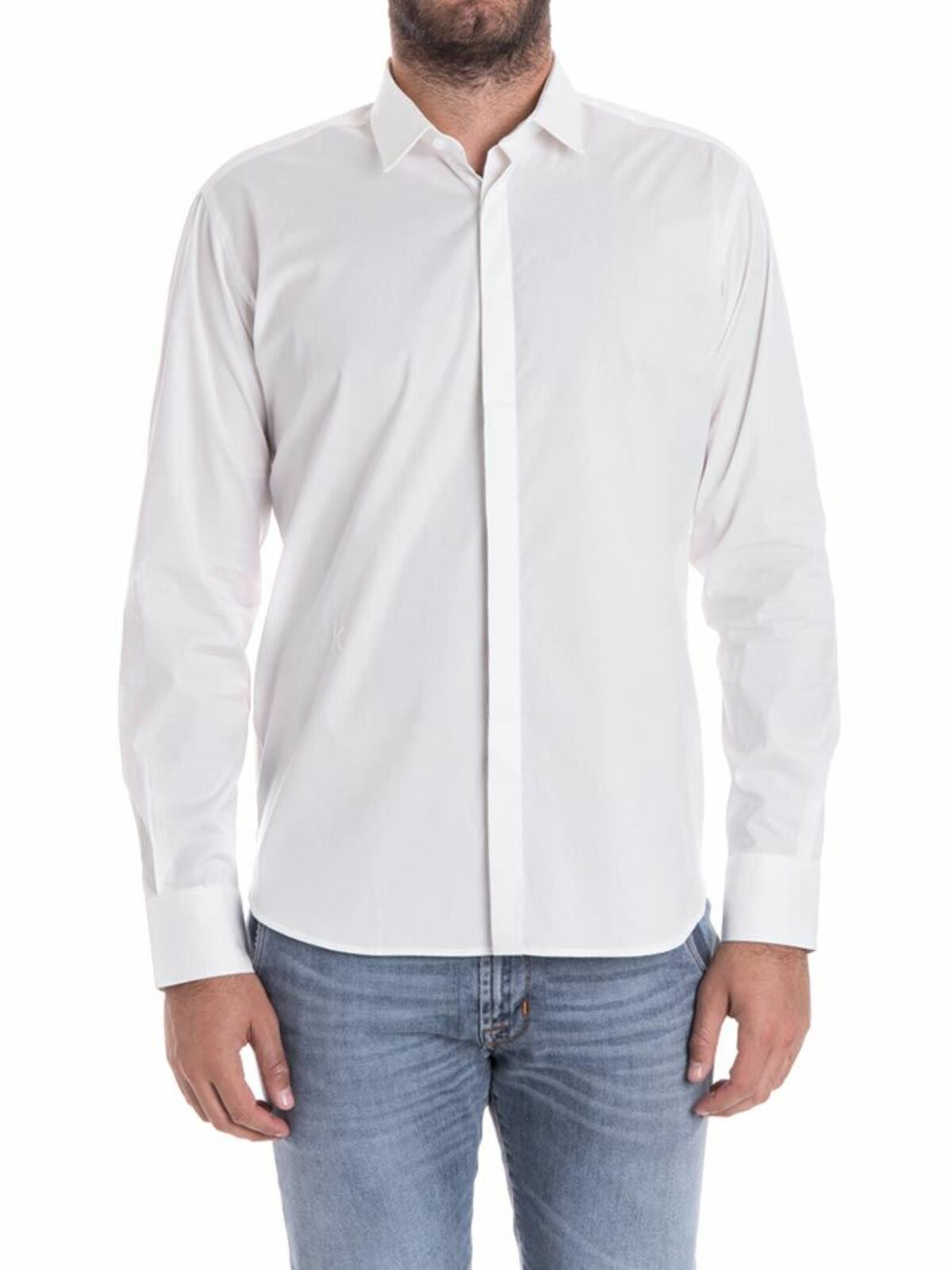 Stretch cotton shirt 60500157269980 (KARL LAGERFELD / シャツ・ブラウス ) | KARL LAGERFELD (カール・ラガーフェルド)(3)