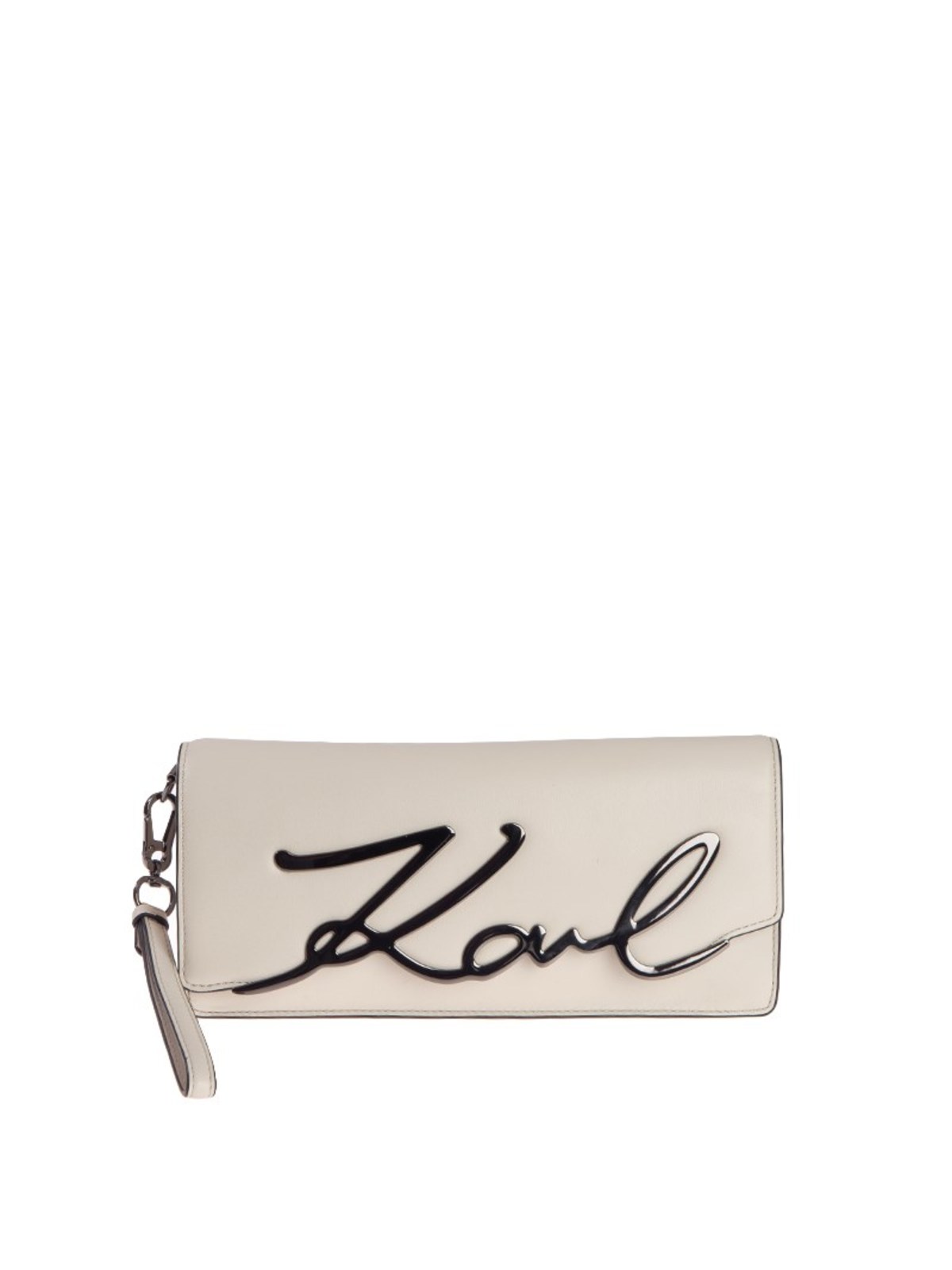Karl print clutch 71KW3024TRAVERTINE (KARL LAGERFELD / クラッチバッグ・ポーチ ) | KARL LAGERFELD (カール・ラガーフェルド)