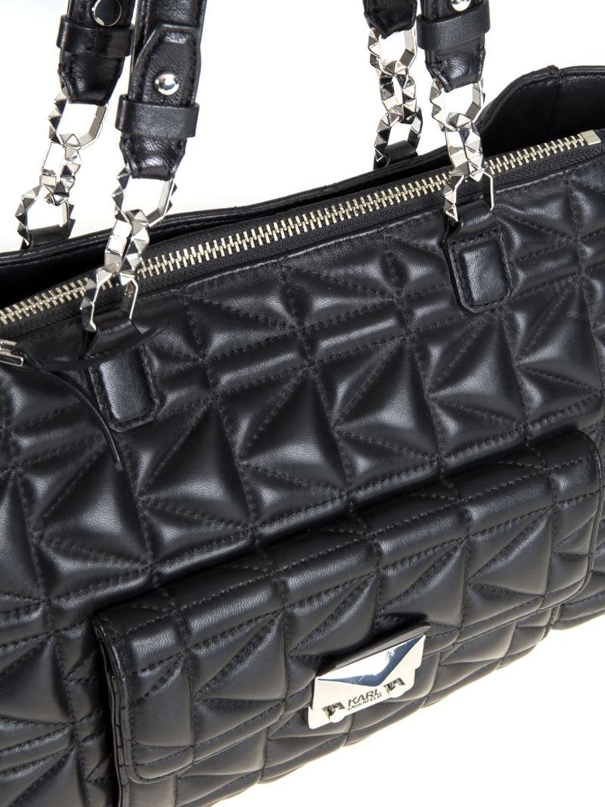 Leather bag 46KW3004BLACKNICKEL (KARL LAGERFELD / ハンドバッグ・ショルダーバッグ ) | KARL LAGERFELD (カール・ラガーフェルド)(3)