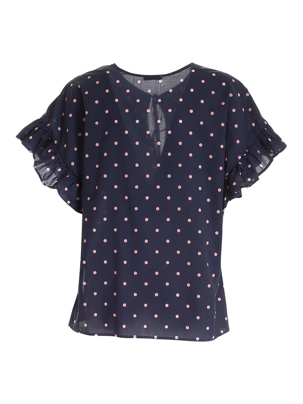 Polka dot blouse CLOISD312244812 (P.A.R.O.S.H. / シャツ・ブラウス ) | P.A.R.O.S.H. (パロッシュ)(1)