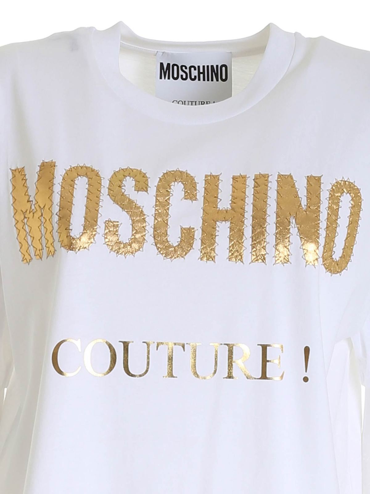 Logo T-shirt in white 071304401001 (MOSCHINO / Tシャツ・カットソー ) | MOSCHINO (モスキーノ)(2)