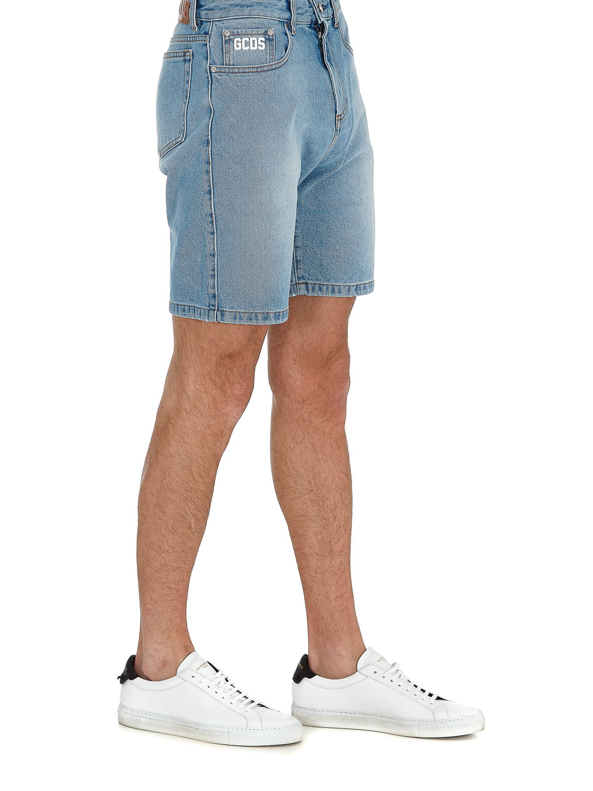 Faded denim bermuda shorts CC94M03140455 (GCDS / ショートパンツ ) | GCDS (ジーシーディーエス)(1)
