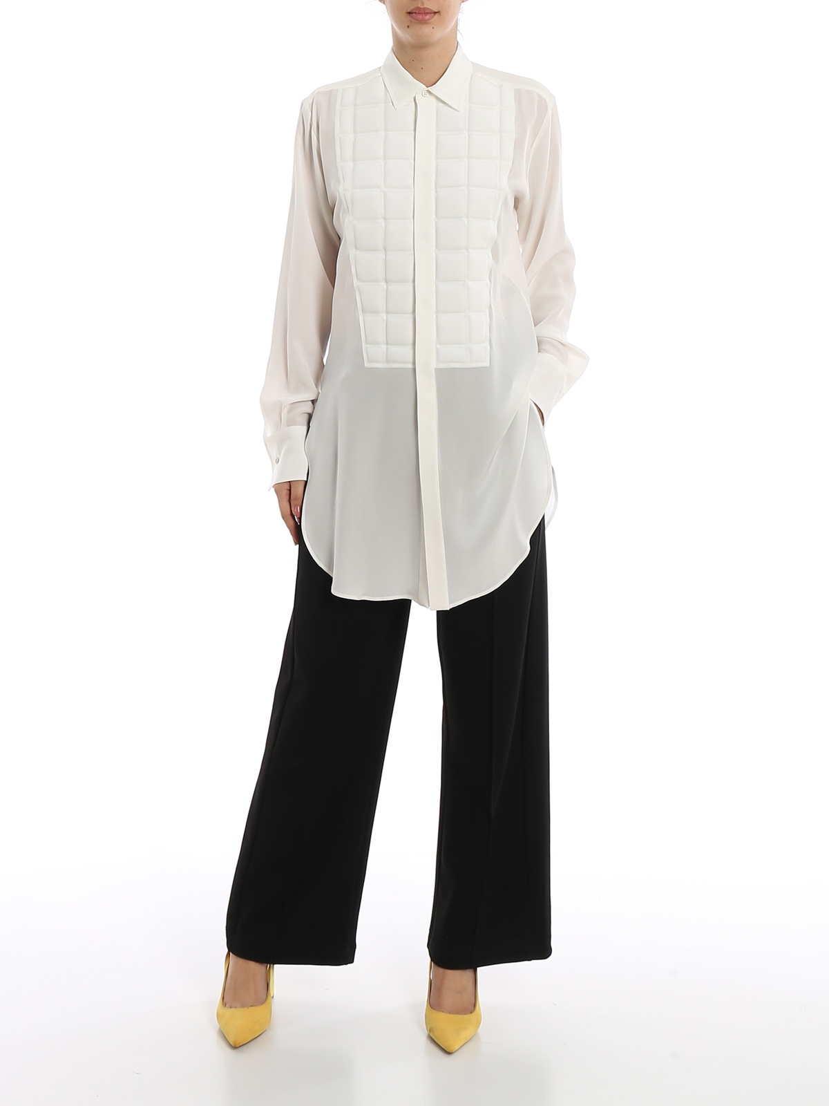 Padded front shirt 589625VKME08329 (Bottega Veneta / シャツ・ブラウス ) | Bottega Veneta (ボッテガ・ヴェネタ)(1)
