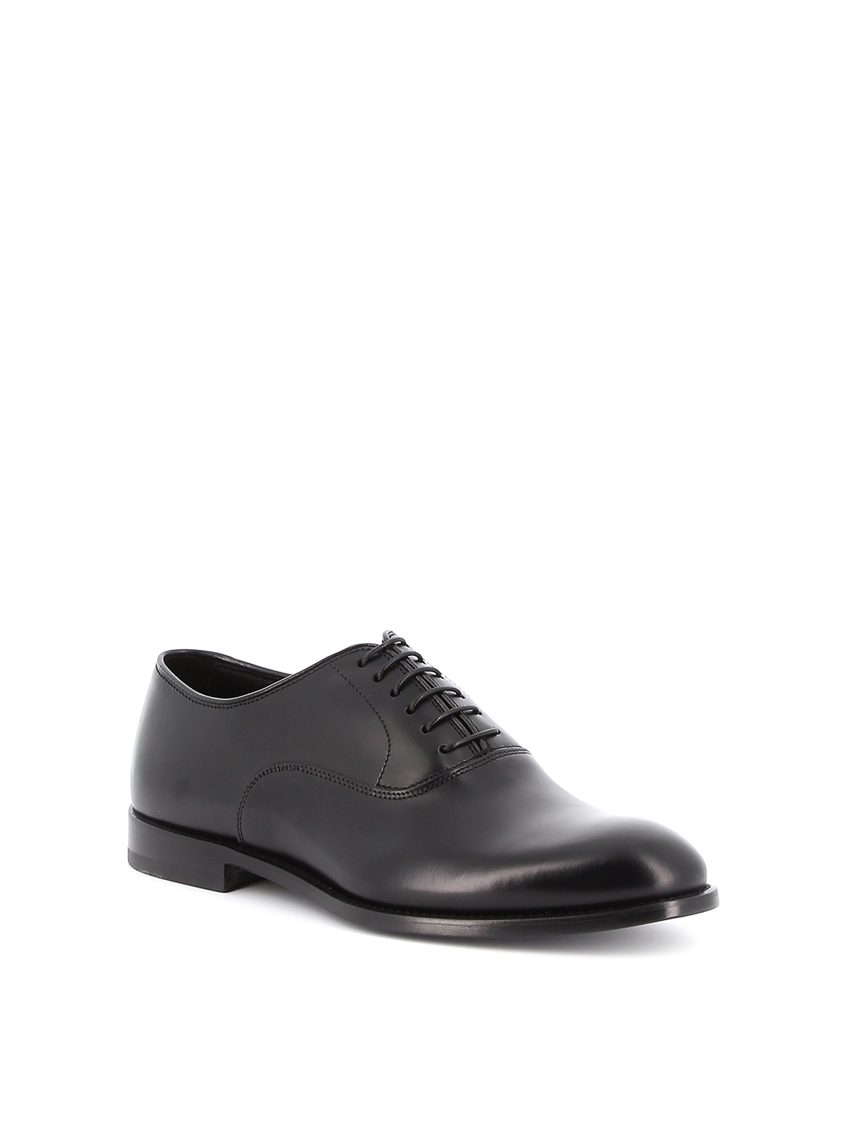Brushed leather black Oxford shoes DU2630YORKUF028NN00 (DOUCAL'S / レースアップ ) | DOUCAL'S (デュカルス)(1)