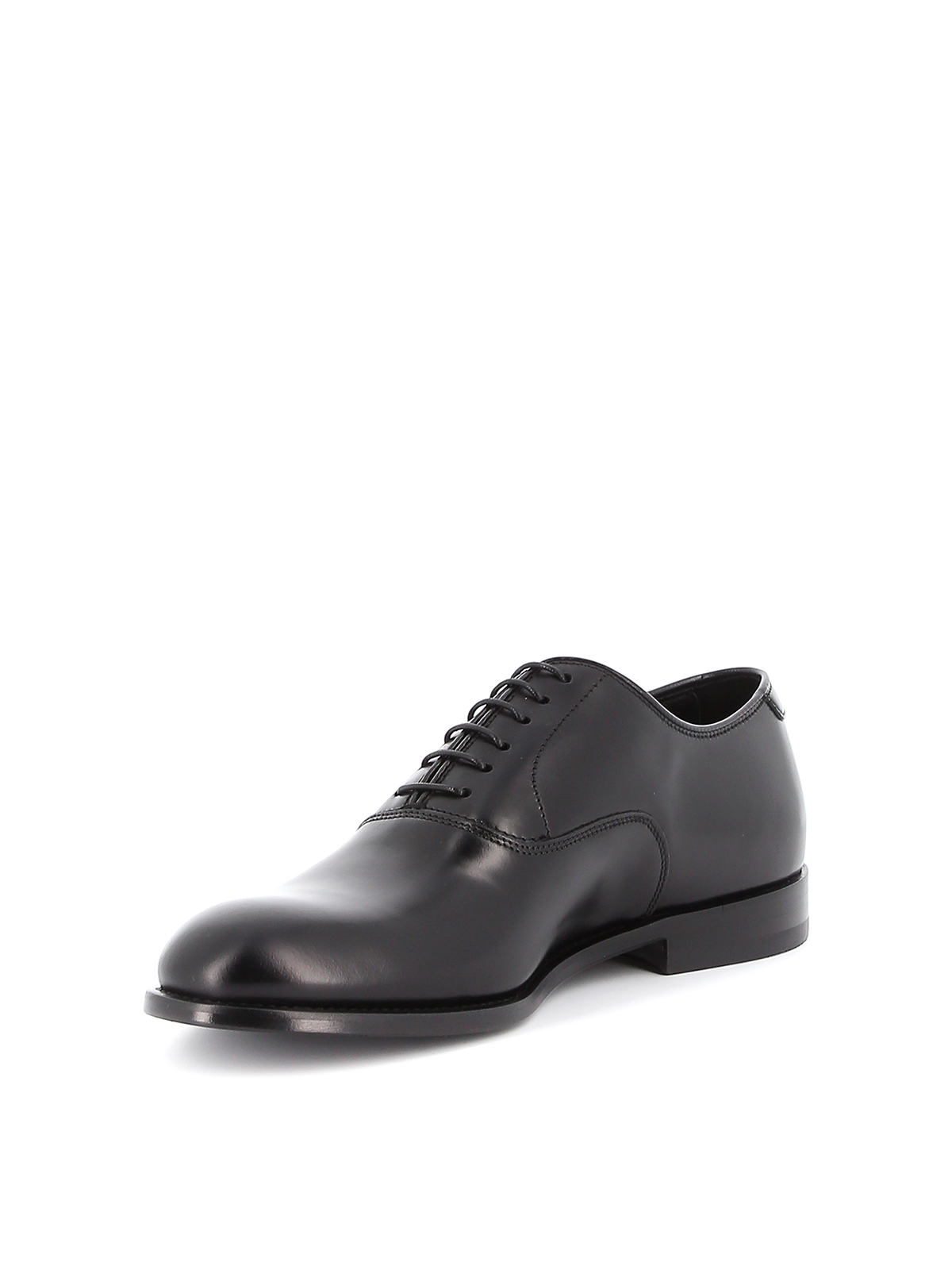 Brushed leather black Oxford shoes DU2630YORKUF028NN00 (DOUCAL'S / レースアップ ) | DOUCAL'S (デュカルス)(2)
