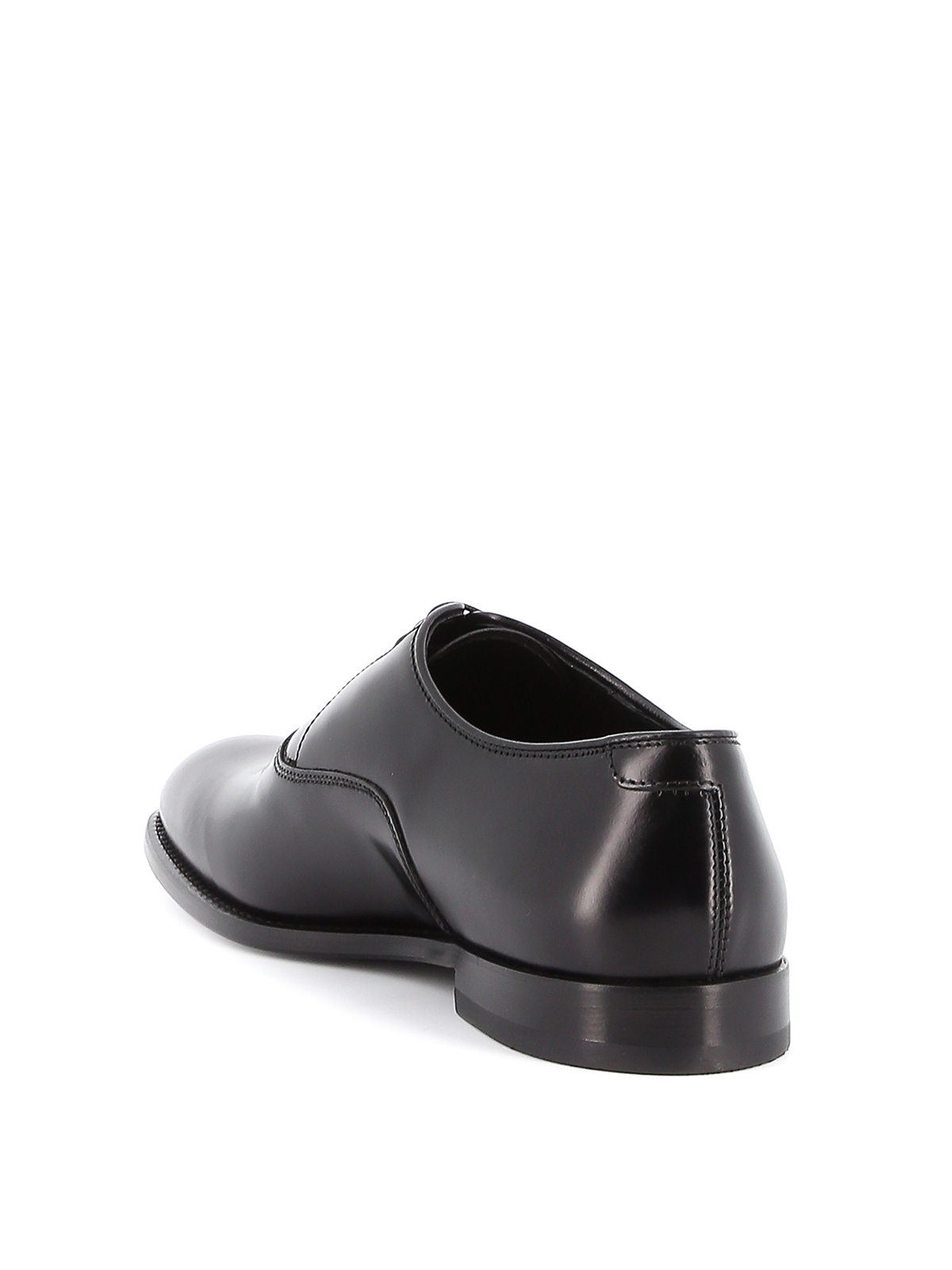 Brushed leather black Oxford shoes DU2630YORKUF028NN00 (DOUCAL'S / レースアップ ) | DOUCAL'S (デュカルス)(3)