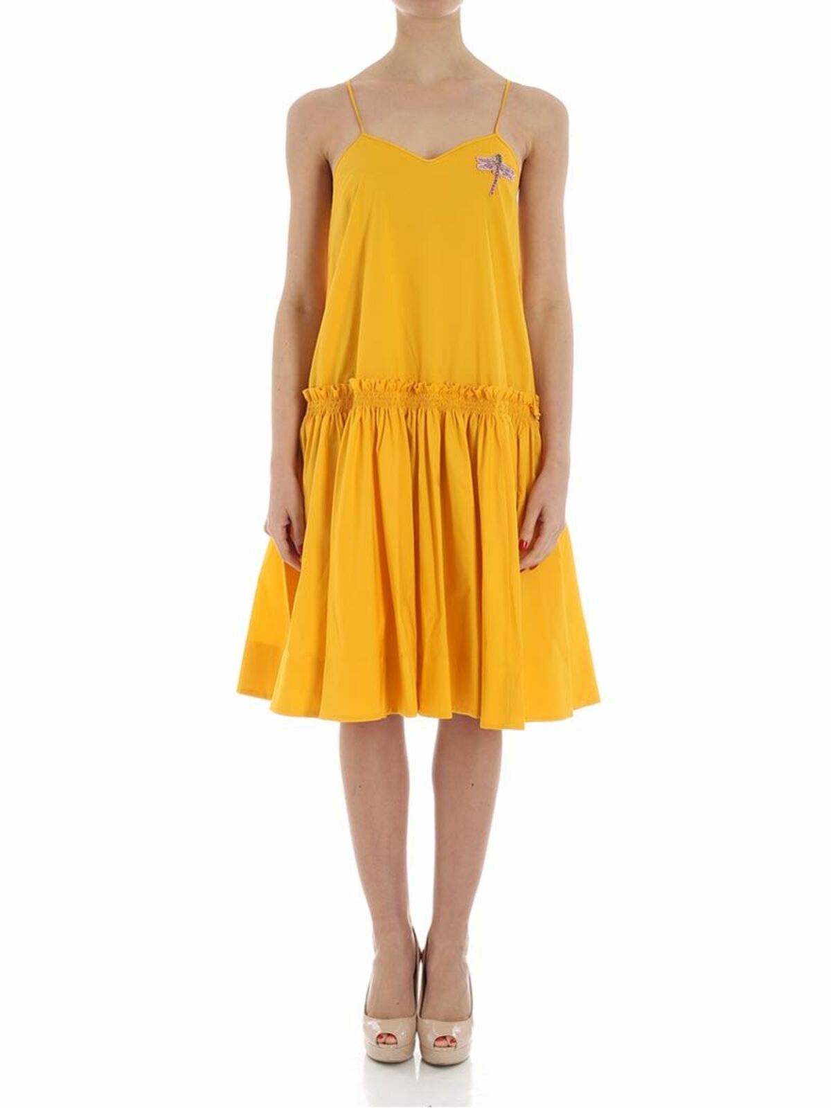 Yellow Greip dress 81VP548158 (VIVETTA / ワンピース・ドレス・オールインワン ) | VIVETTA (ヴィヴェッタ)