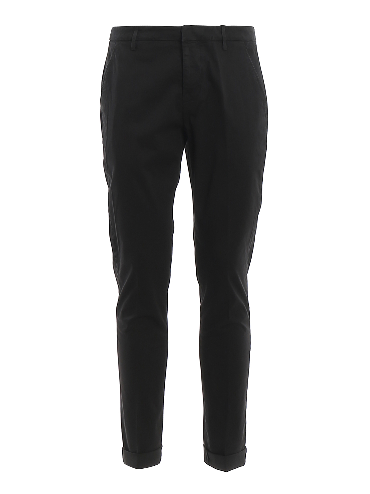 Gaubert black pants UP235GSE046UPTD999 (DONDUP / パンツ ) | DONDUP (ドンダップ)