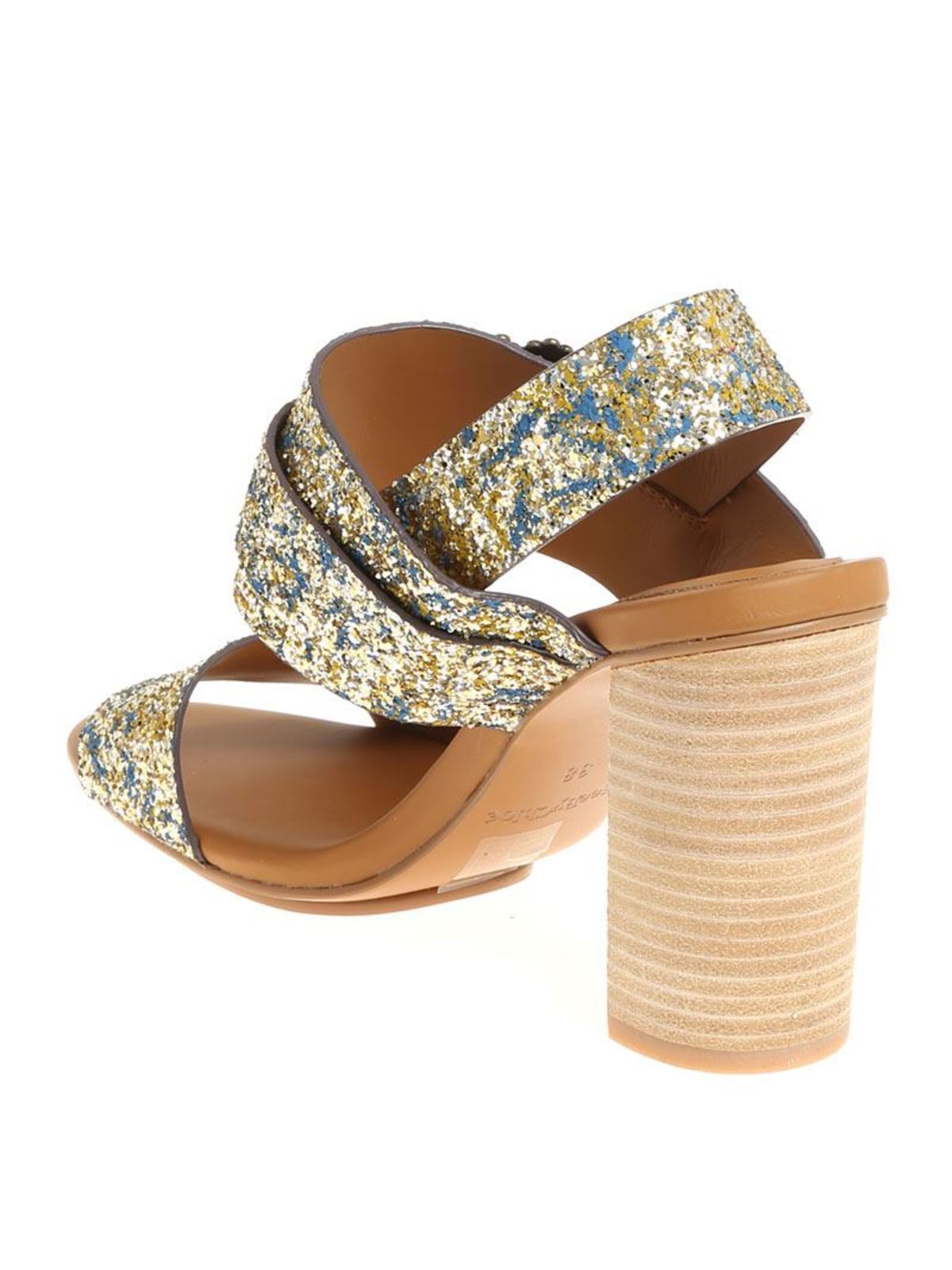 Glitter leather sandals SB30123024 (See By Chloé / サンダル ) | See By Chloé (シーバイクロエ)(3)