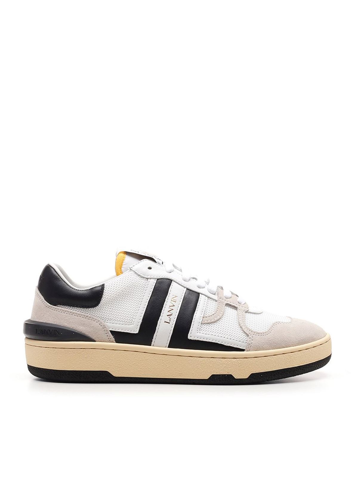 Clay sneakers in black and white FWSKDK00NAS1P210010 (LANVIN / スニーカー ) | LANVIN (ランバン)