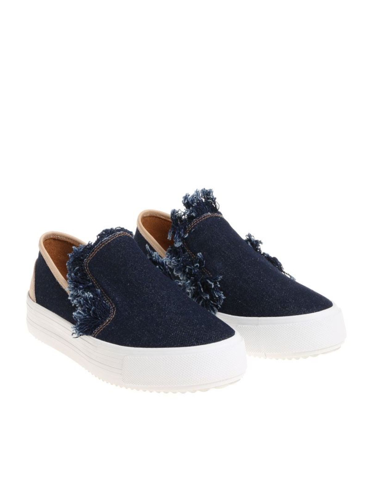 Slip-on sneakers with fringes SB30242731 (See By Chloé / スニーカー ) | See By Chloé (シーバイクロエ)