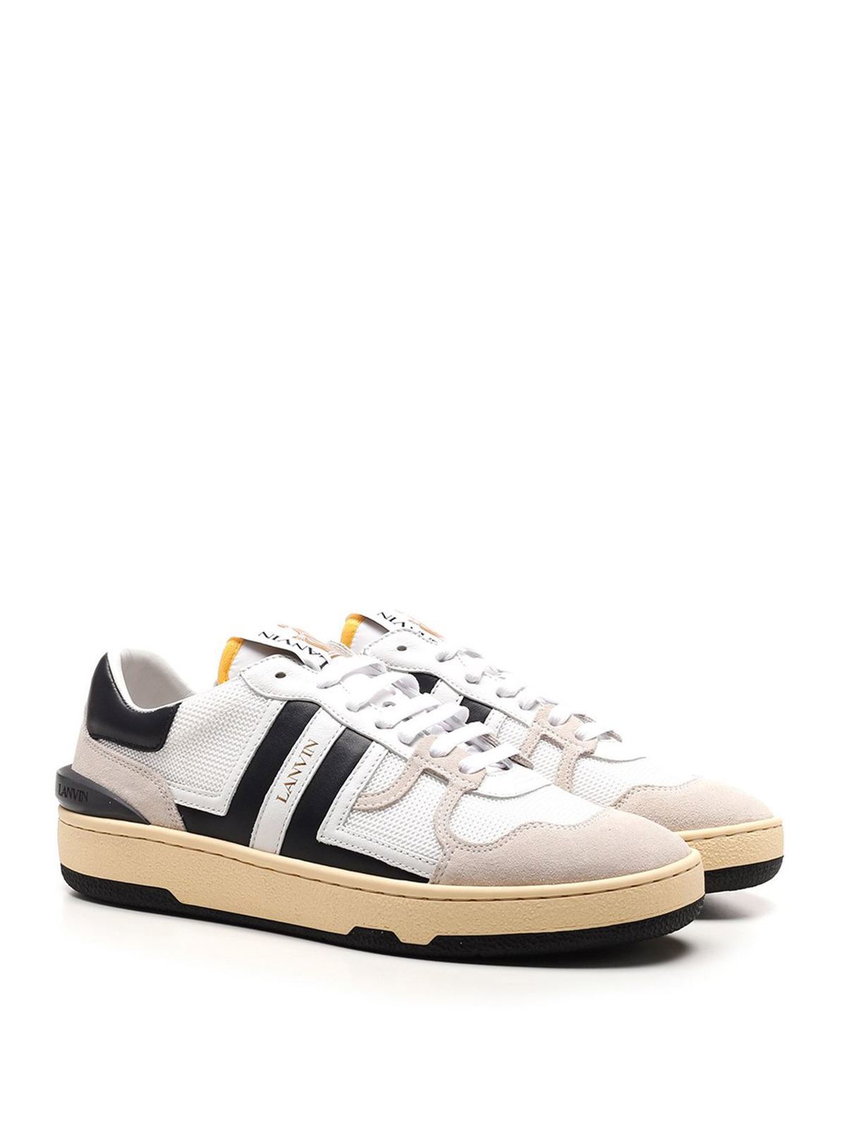 Clay sneakers in black and white FWSKDK00NAS1P210010 (LANVIN / スニーカー ) | LANVIN (ランバン)(1)