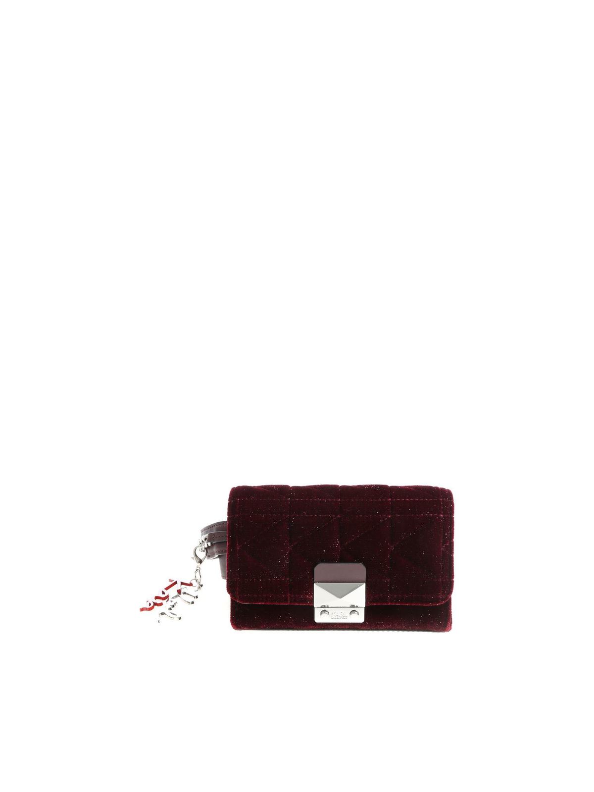 Karl X Kaia glittered waistbag 86KW3092BORDEAUX (KARL LAGERFELD / ボディ・ベルトバッグ ) | KARL LAGERFELD (カール・ラガーフェルド)