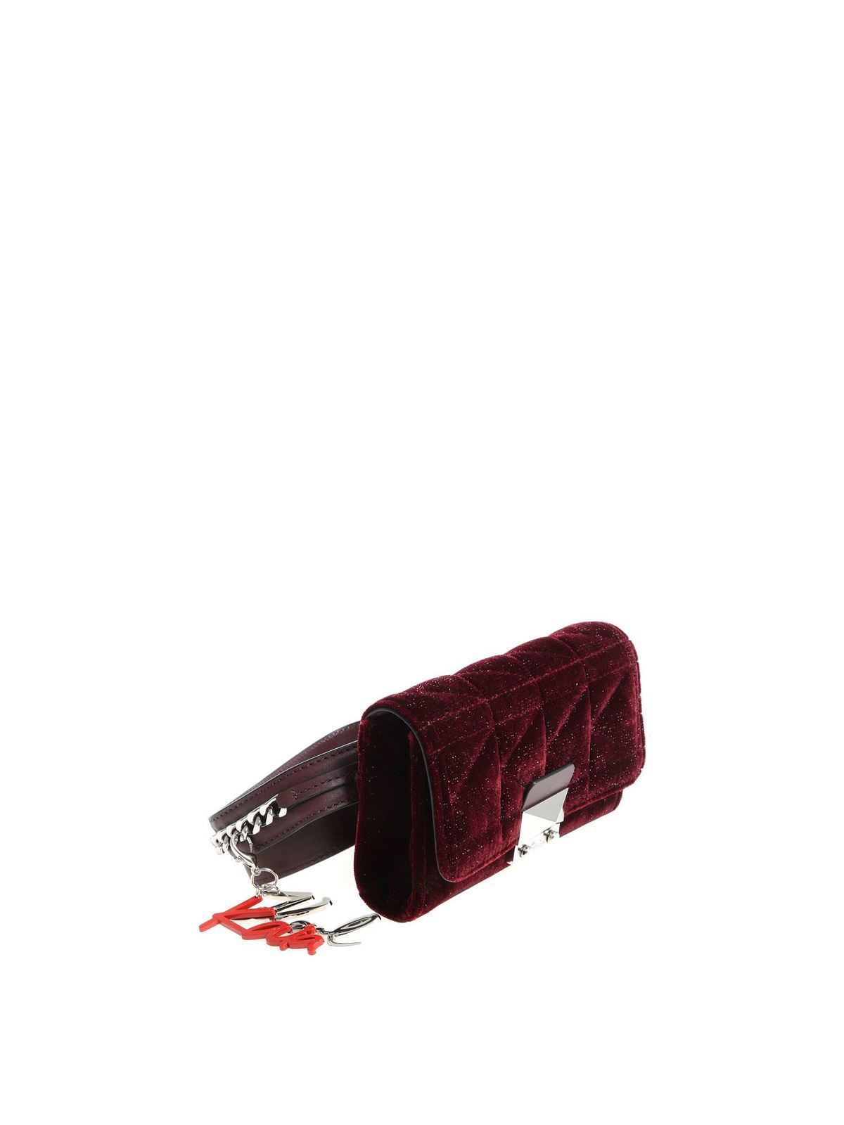 Karl X Kaia glittered waistbag 86KW3092BORDEAUX (KARL LAGERFELD / ボディ・ベルトバッグ ) | KARL LAGERFELD (カール・ラガーフェルド)(1)
