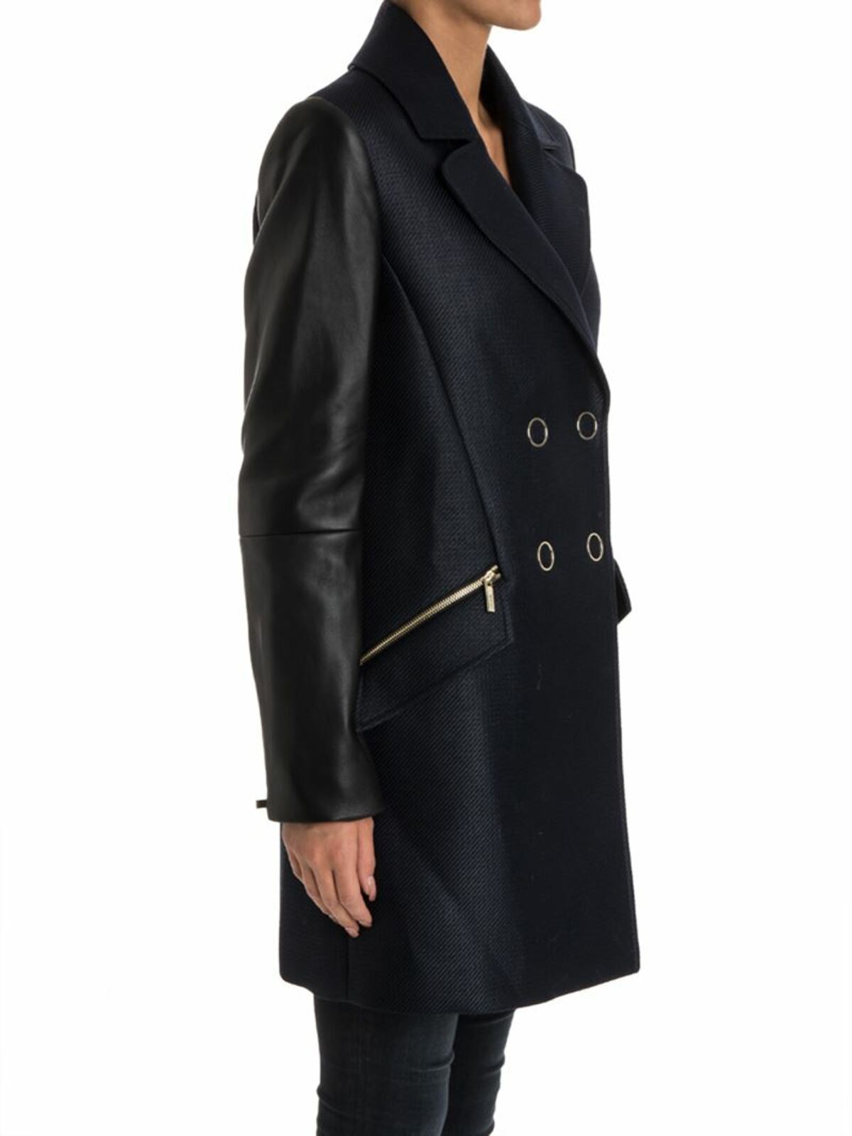 Double-breasted coat 76KW1502393 (KARL LAGERFELD / コート・ダウン ) | KARL LAGERFELD (カール・ラガーフェルド)(1)