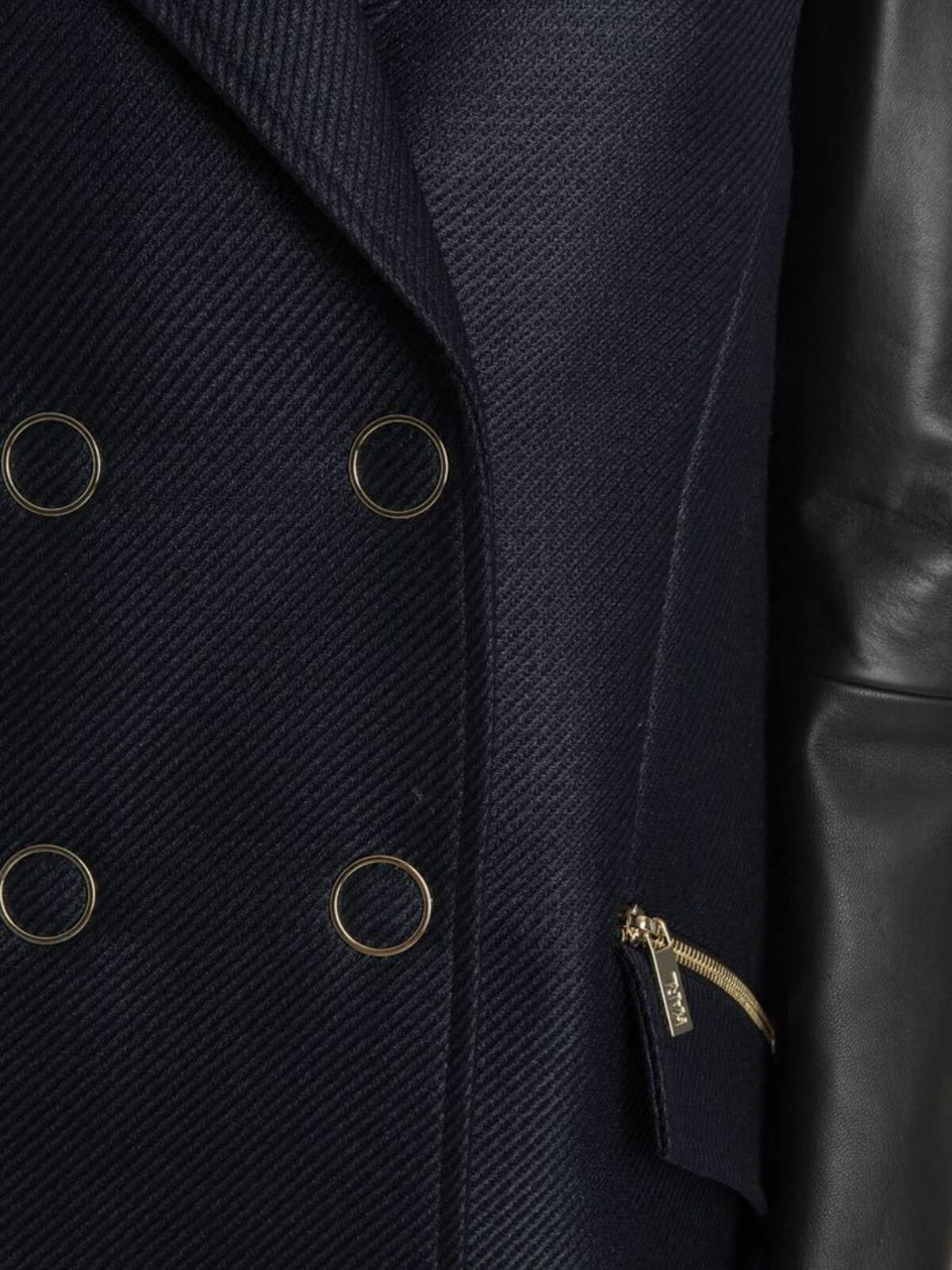 Double-breasted coat 76KW1502393 (KARL LAGERFELD / コート・ダウン ) | KARL LAGERFELD (カール・ラガーフェルド)(3)