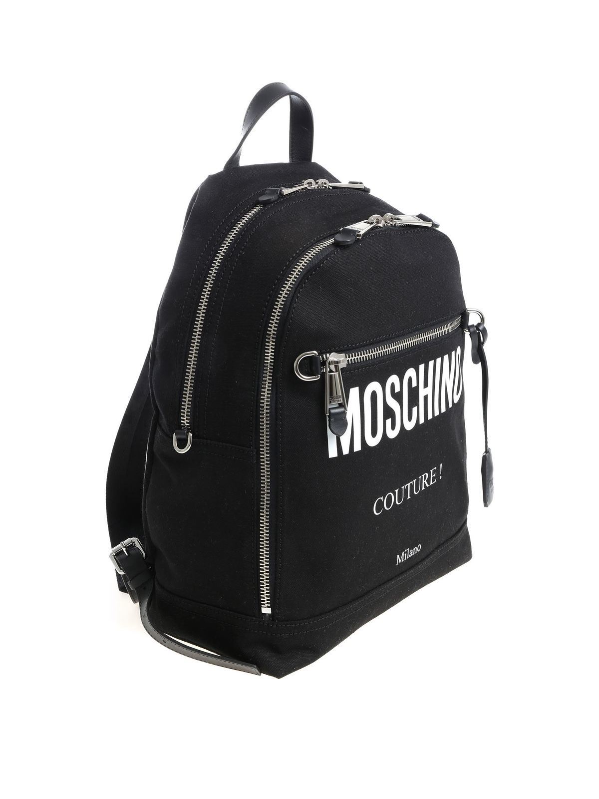 Black canvas backpack 760682031555 (MOSCHINO / バックパック ) | MOSCHINO (モスキーノ)(1)