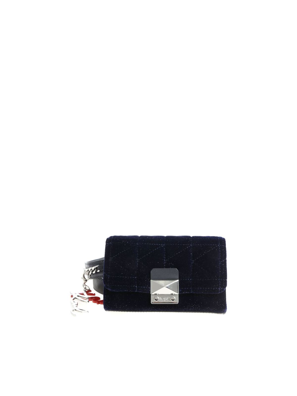 Karl X Kaia glittered waistbag 86KW3092NAVY (KARL LAGERFELD / ボディ・ベルトバッグ ) | KARL LAGERFELD (カール・ラガーフェルド)