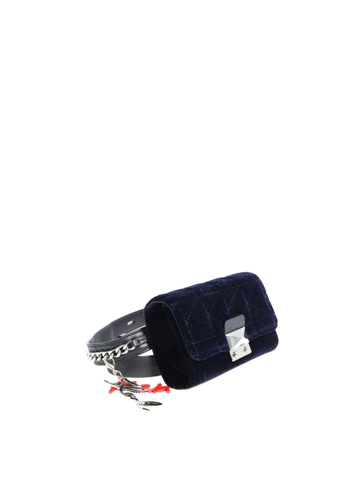 Karl X Kaia glittered waistbag 86KW3092NAVY (KARL LAGERFELD / ボディ・ベルトバッグ ) | KARL LAGERFELD (カール・ラガーフェルド)(1)