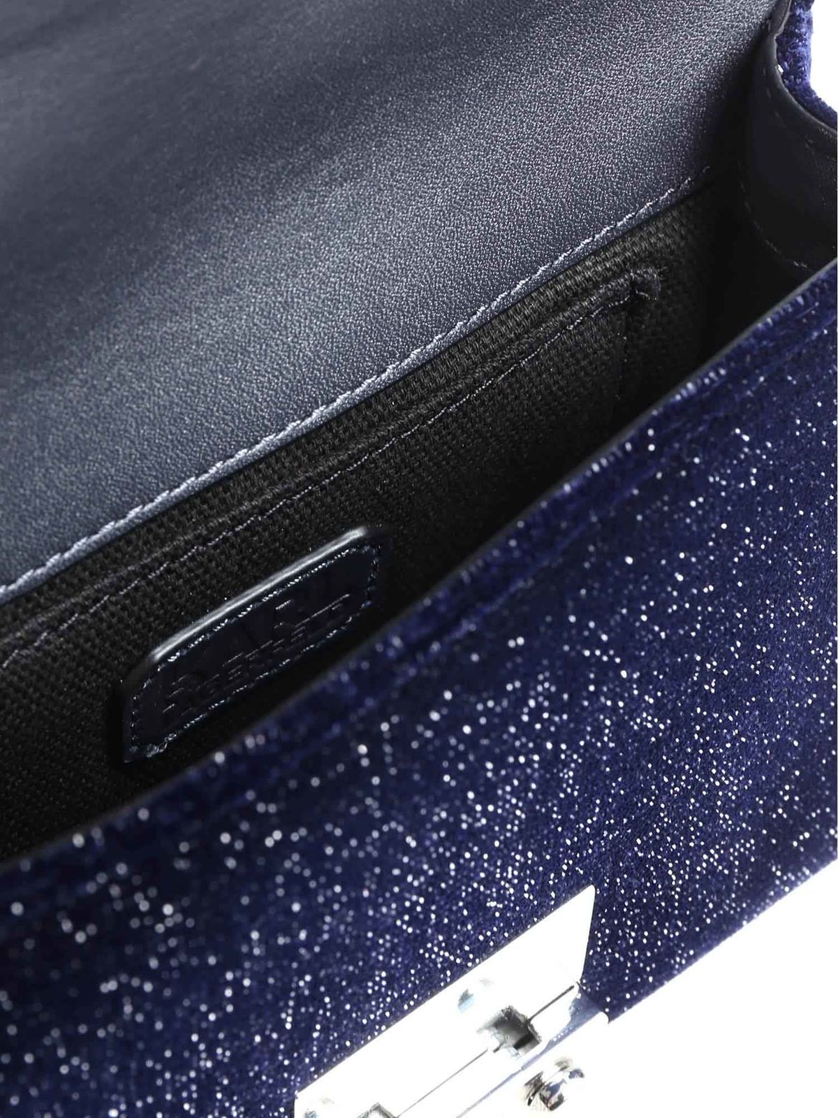 Karl X Kaia glittered waistbag 86KW3092NAVY (KARL LAGERFELD / ボディ・ベルトバッグ ) | KARL LAGERFELD (カール・ラガーフェルド)(4)