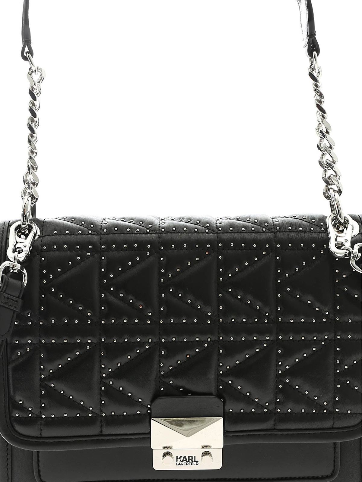 K Kuilted Studs black 86KW3012BLACKNICKEL (KARL LAGERFELD / ハンドバッグ・ショルダーバッグ ) | KARL LAGERFELD (カール・ラガーフェルド)(3)