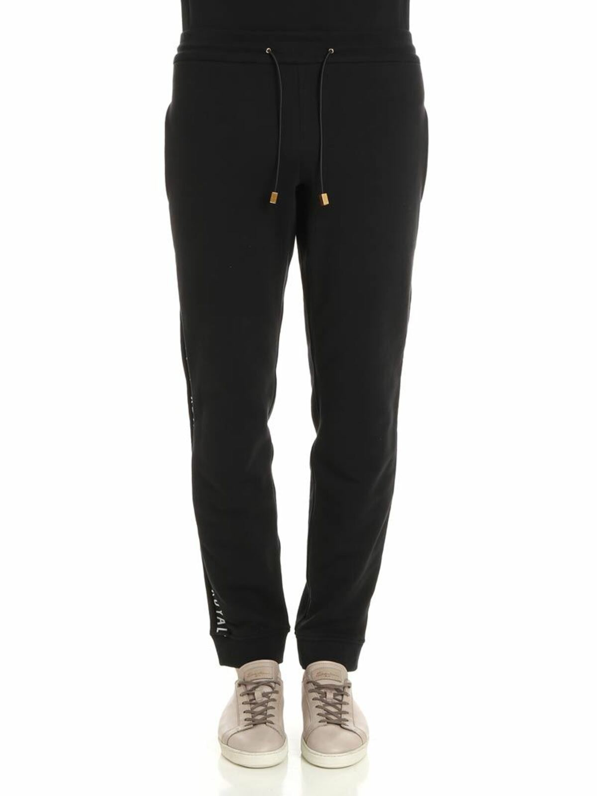 Black Royalty sweat pants FRU7087PF0231999 (FAUSTO PUGLISI / パンツ ) | FAUSTO PUGLISI (ファウスト プリージ)