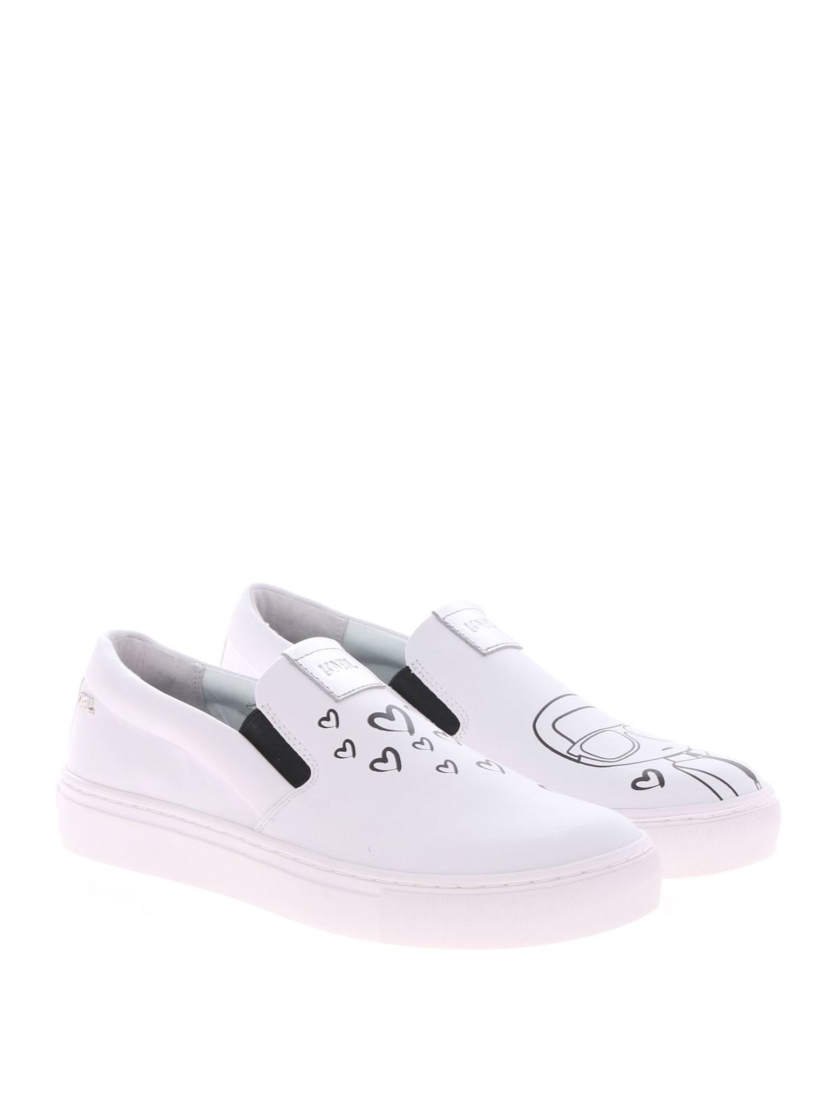 Kupsole Love slip-on sneakers KL61063011 (KARL LAGERFELD / スニーカー ) | KARL LAGERFELD (カール・ラガーフェルド)(1)