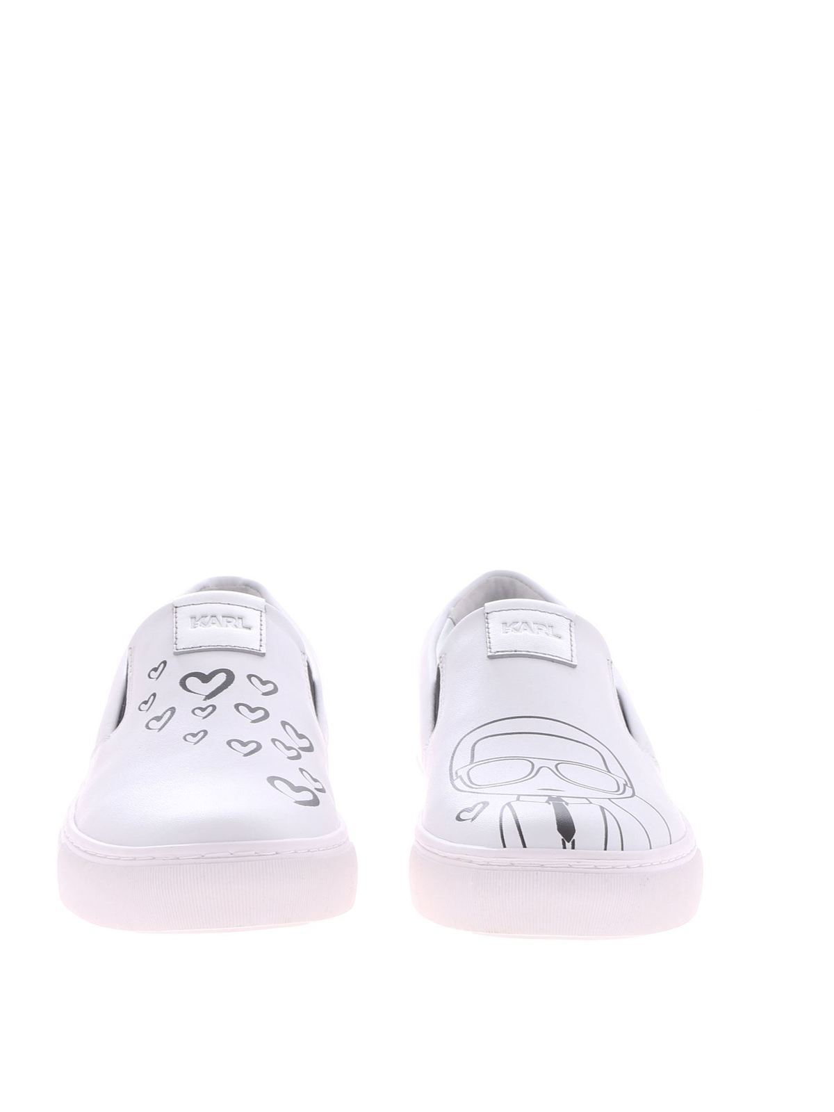 Kupsole Love slip-on sneakers KL61063011 (KARL LAGERFELD / スニーカー ) | KARL LAGERFELD (カール・ラガーフェルド)(2)