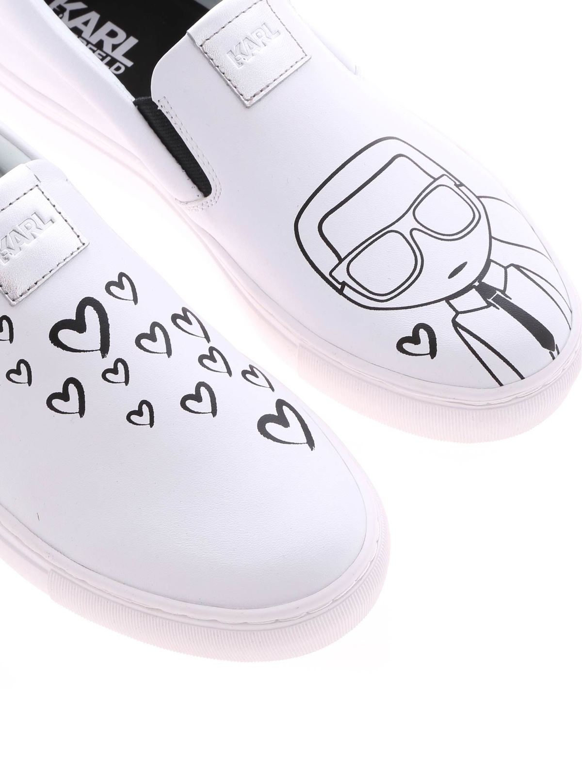 Kupsole Love slip-on sneakers KL61063011 (KARL LAGERFELD / スニーカー ) | KARL LAGERFELD (カール・ラガーフェルド)(4)