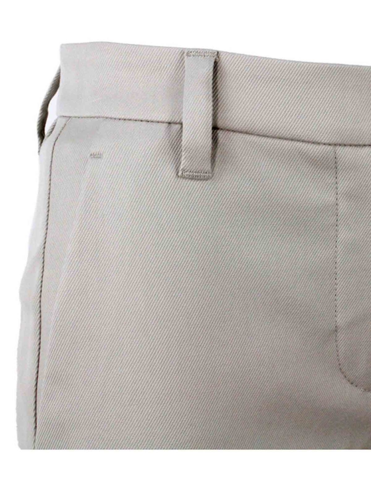 Cropped trousers in beige MA126P7258C7496 (Brunello Cucinelli / パンツ ) | Brunello Cucinelli (ブルネロ・クチネリ)(2)