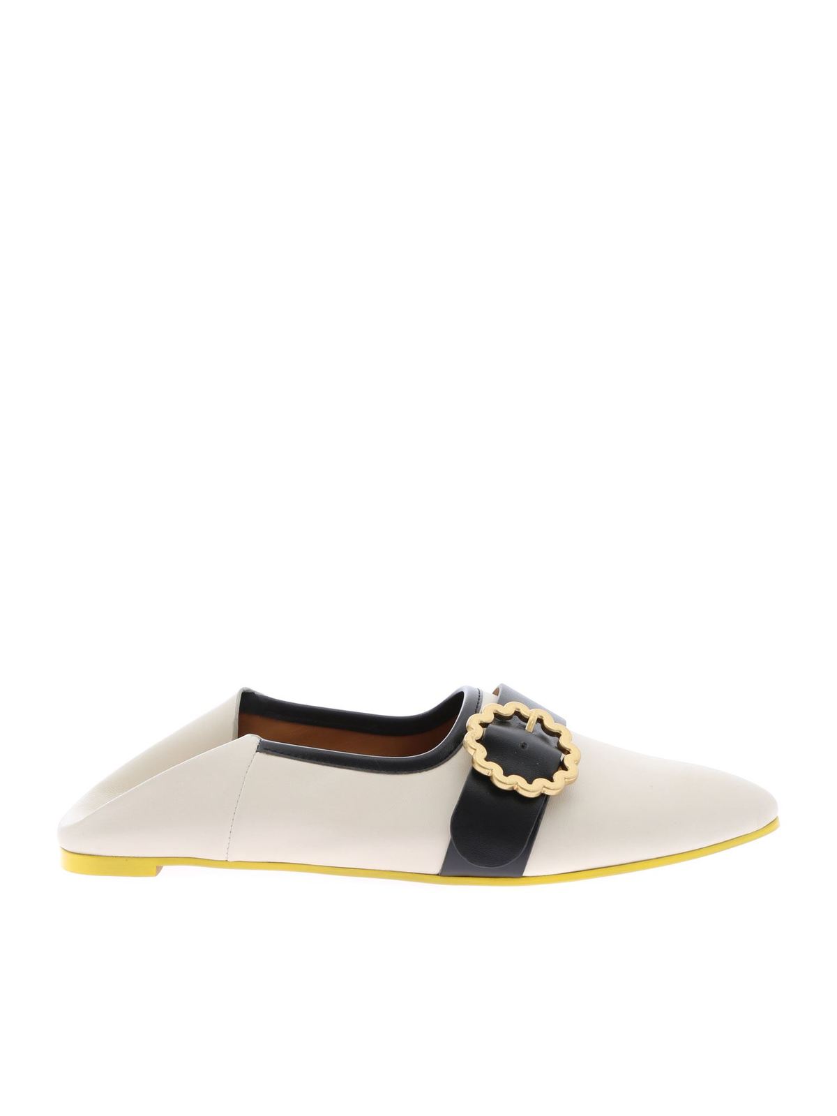 Leather ballerinas with buckle SB32011A139 (See By Chloé / フラットシューズ ) | See By Chloé (シーバイクロエ)
