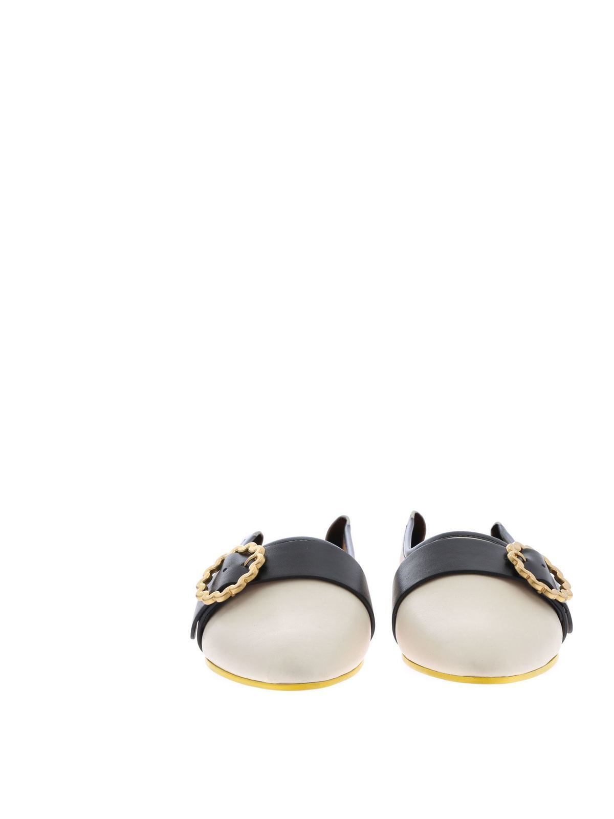 Leather ballerinas with buckle SB32011A139 (See By Chloé / フラットシューズ ) | See By Chloé (シーバイクロエ)(2)