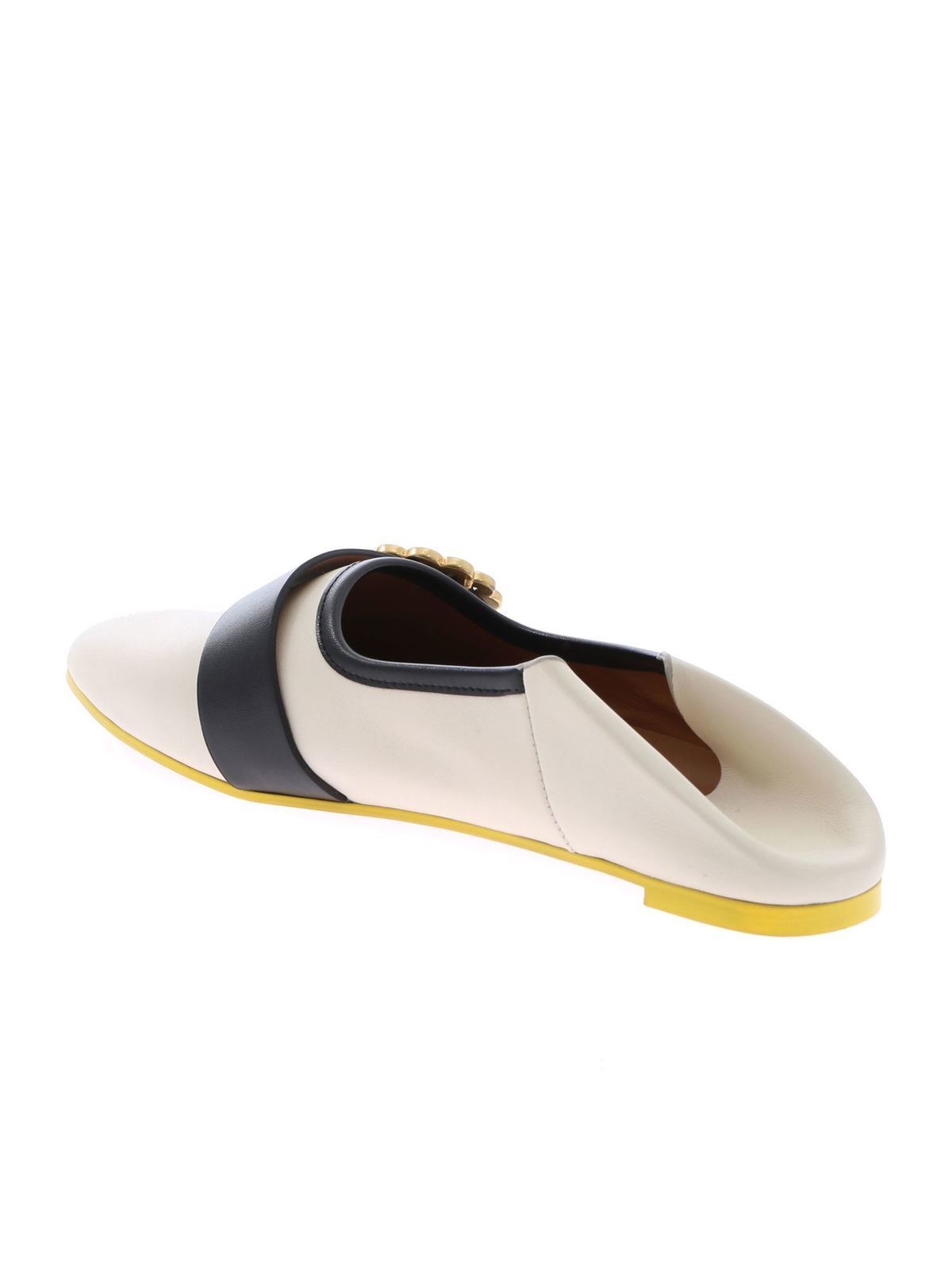 Leather ballerinas with buckle SB32011A139 (See By Chloé / フラットシューズ ) | See By Chloé (シーバイクロエ)(3)