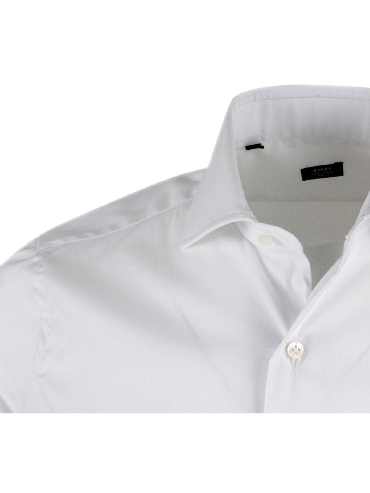 Cotton shirt in white I1U132PZ1800 (BARBA / シャツ・ブラウス ) | BARBA (バルバ)(2)