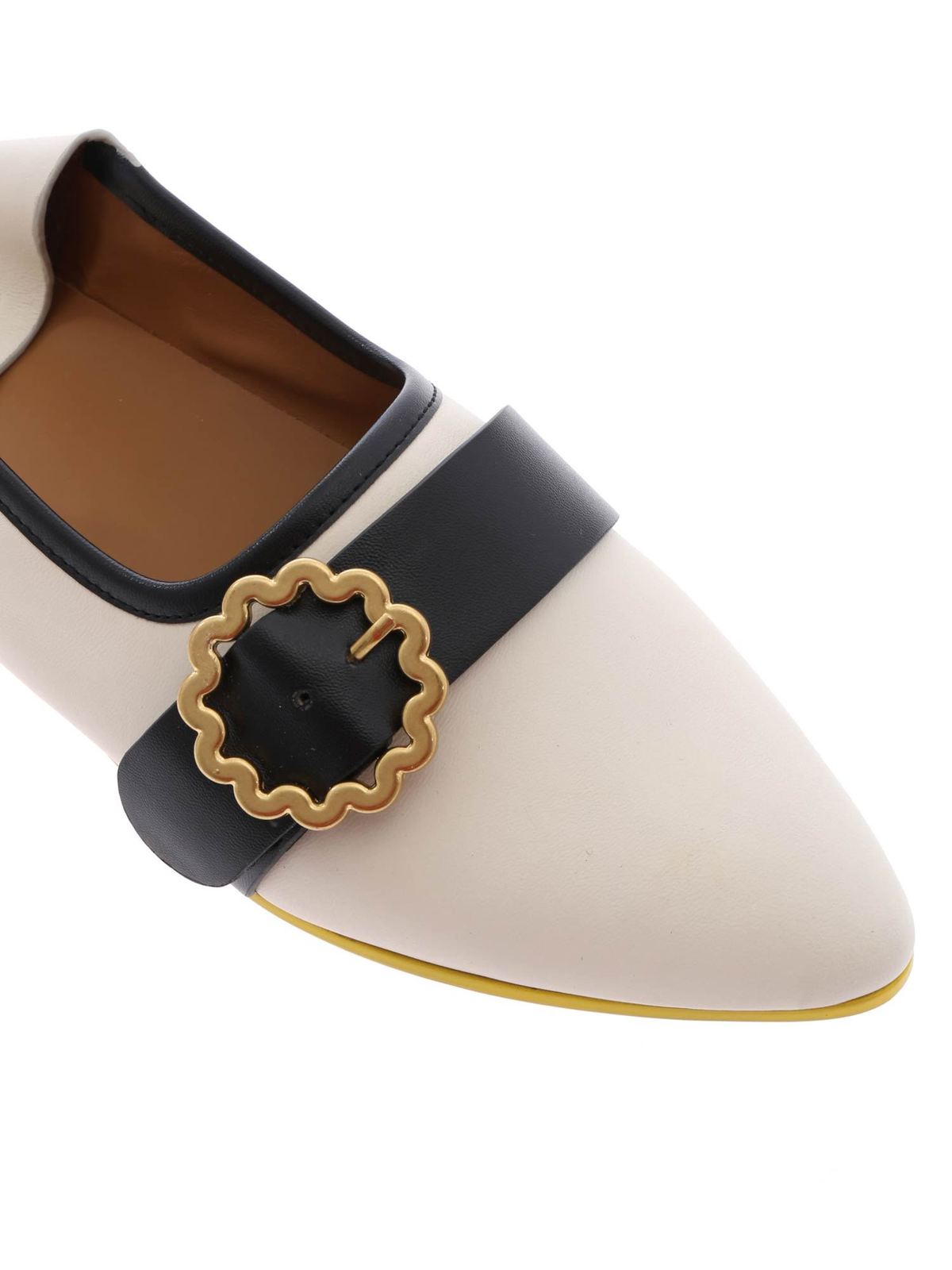 Leather ballerinas with buckle SB32011A139 (See By Chloé / フラットシューズ ) | See By Chloé (シーバイクロエ)(4)