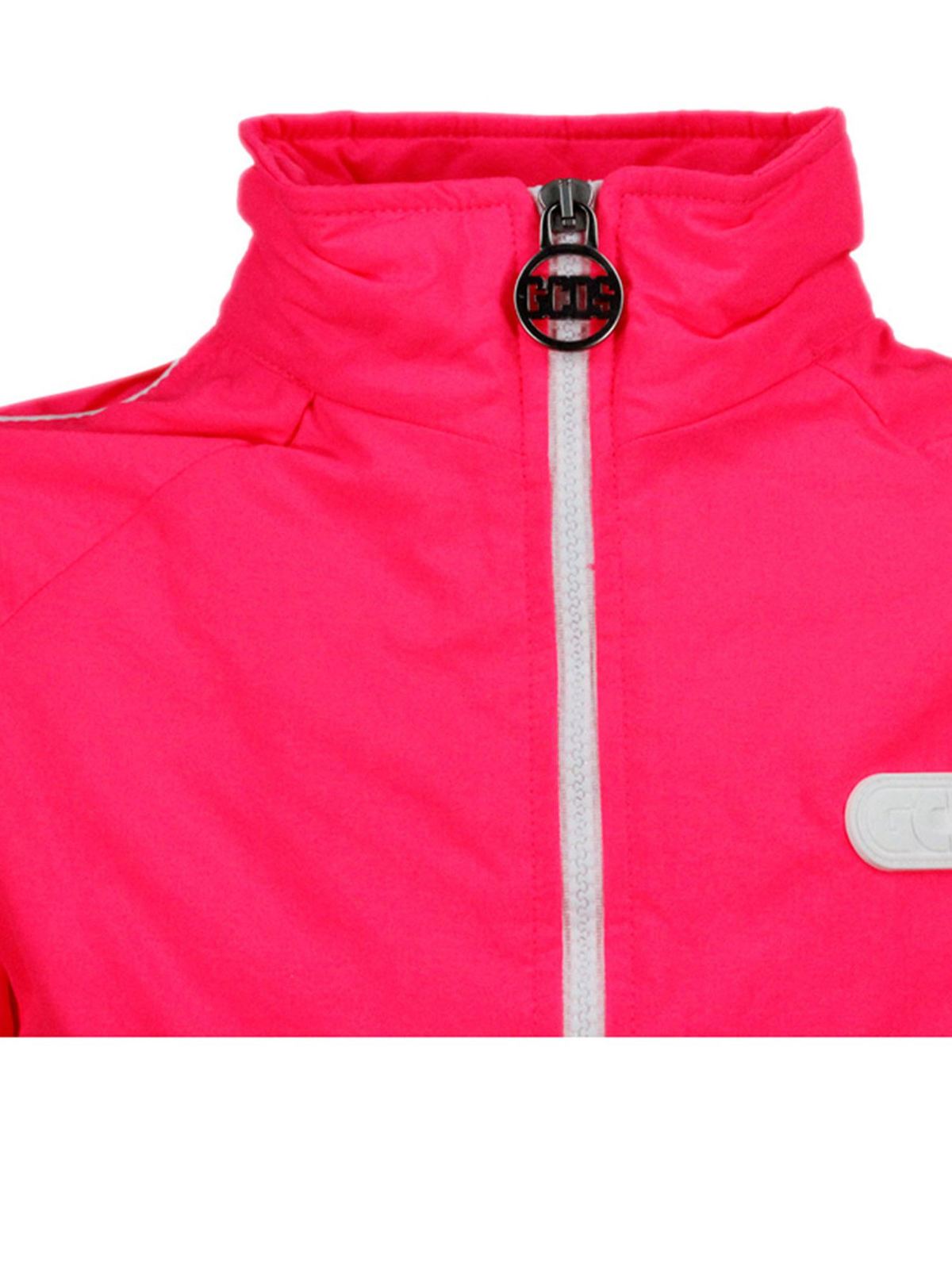Logo jacket in fuchsia 027657200 (GCDS / カジュアルジャケット ) | GCDS (ジーシーディーエス)(2)