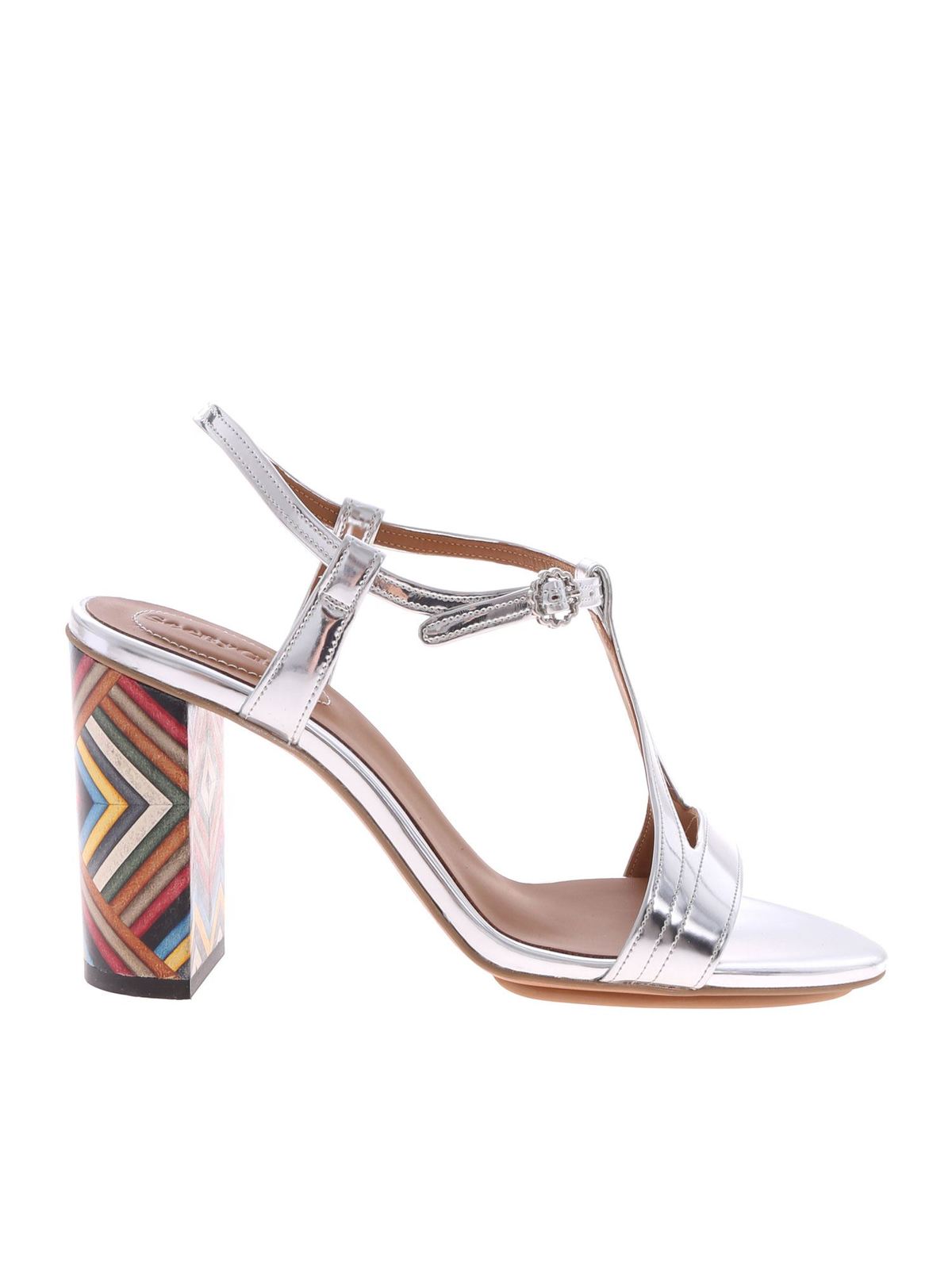 Ankle strap sandals with Multi Rainbow heel SB32031A052 (See By Chloé / サンダル ) | See By Chloé (シーバイクロエ)