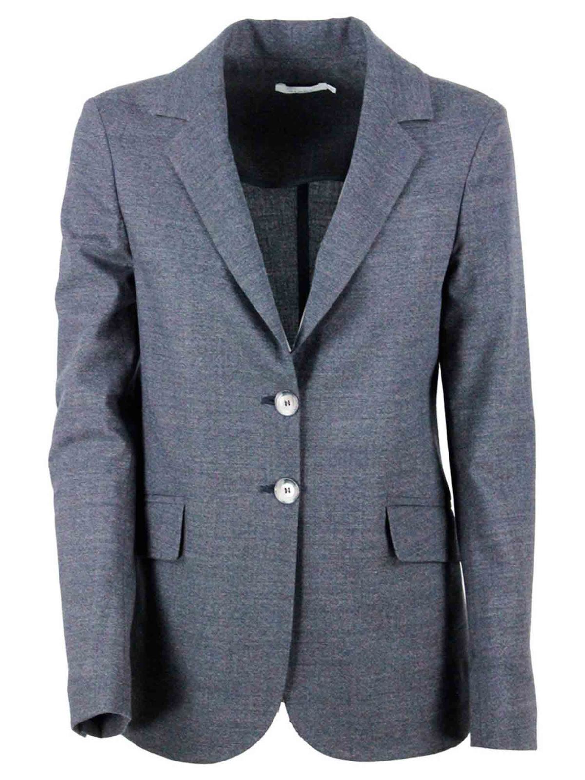Single-breasted jacket in gray GI290002 (BARBA / スーツ・ジャケット ) | BARBA (バルバ)