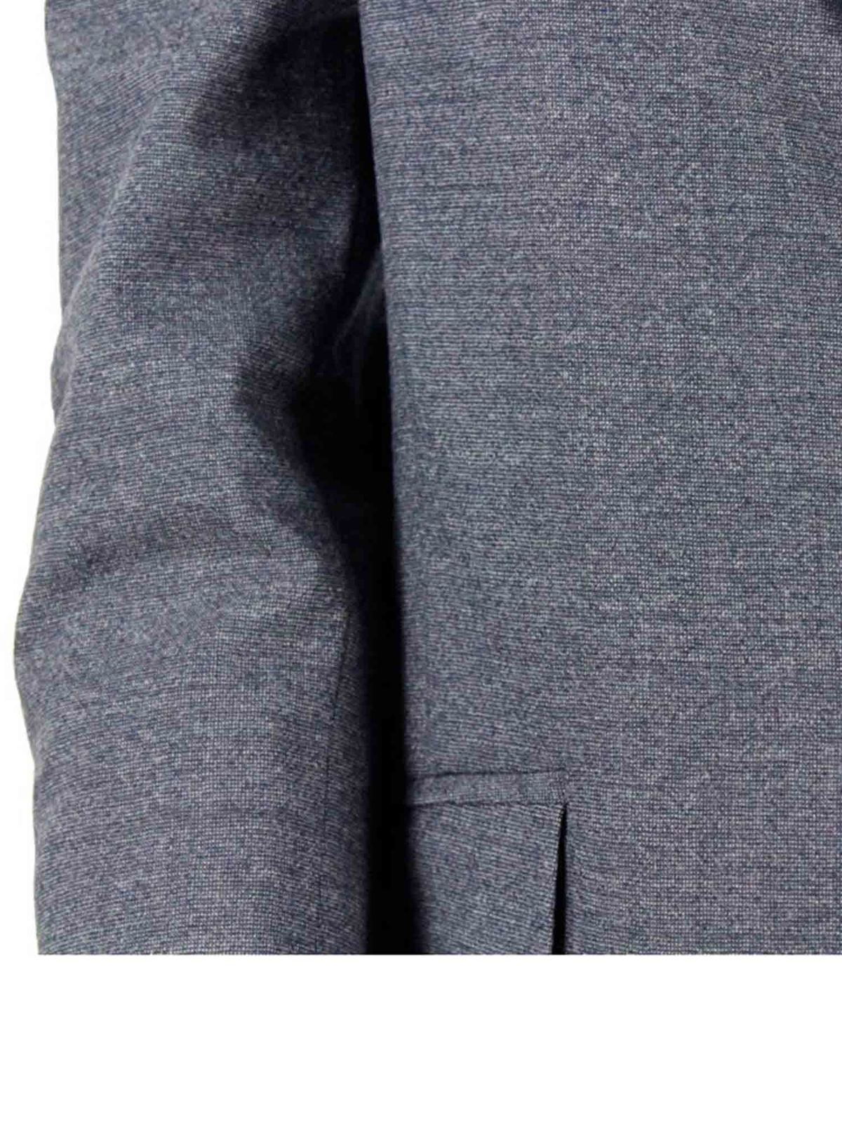 Single-breasted jacket in gray GI290002 (BARBA / スーツ・ジャケット ) | BARBA (バルバ)(2)