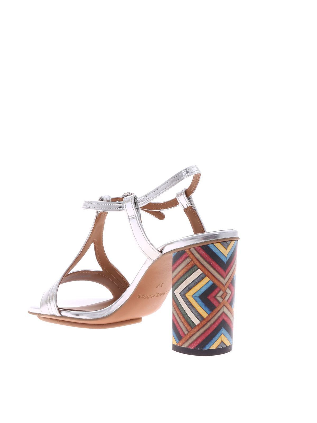 Ankle strap sandals with Multi Rainbow heel SB32031A052 (See By Chloé / サンダル ) | See By Chloé (シーバイクロエ)(3)