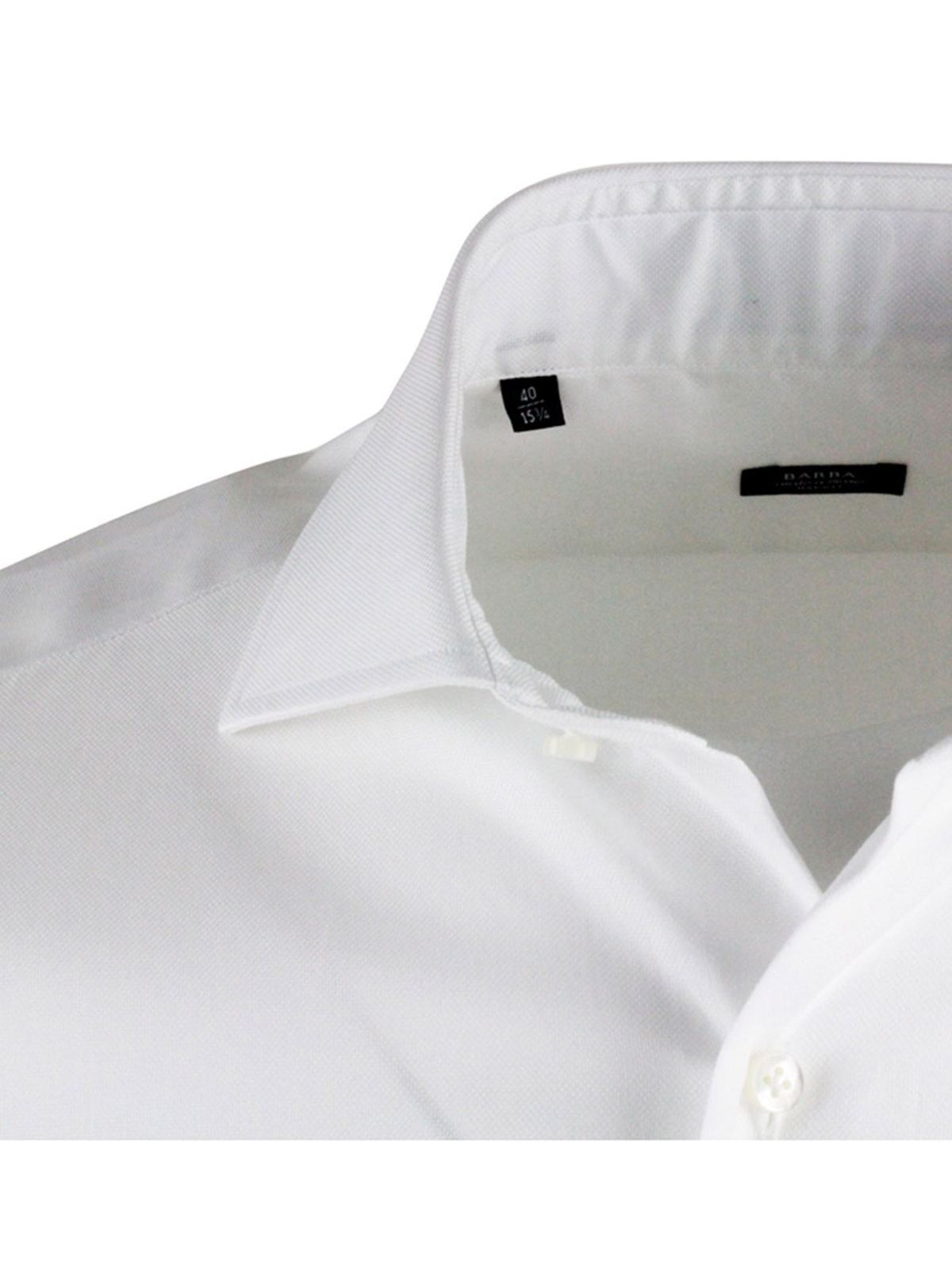 Cotton shirt in white I1U13RPZ5009 (BARBA / シャツ・ブラウス ) | BARBA (バルバ)(2)