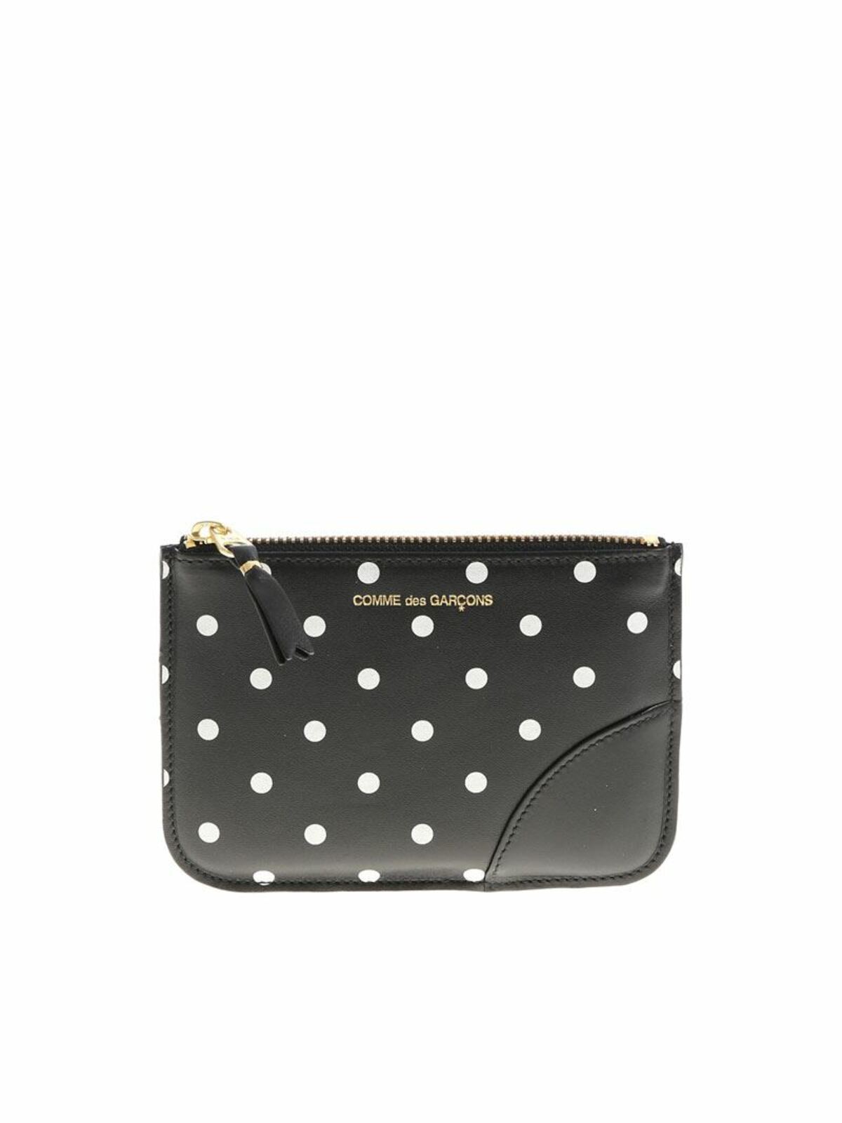 Polka dots purse SA8100PDBLACK (Comme Des Garçons Wallet / クラッチバッグ・ポーチ ) | Comme Des Garçons Wallet (コムデギャルソン ウォレット)