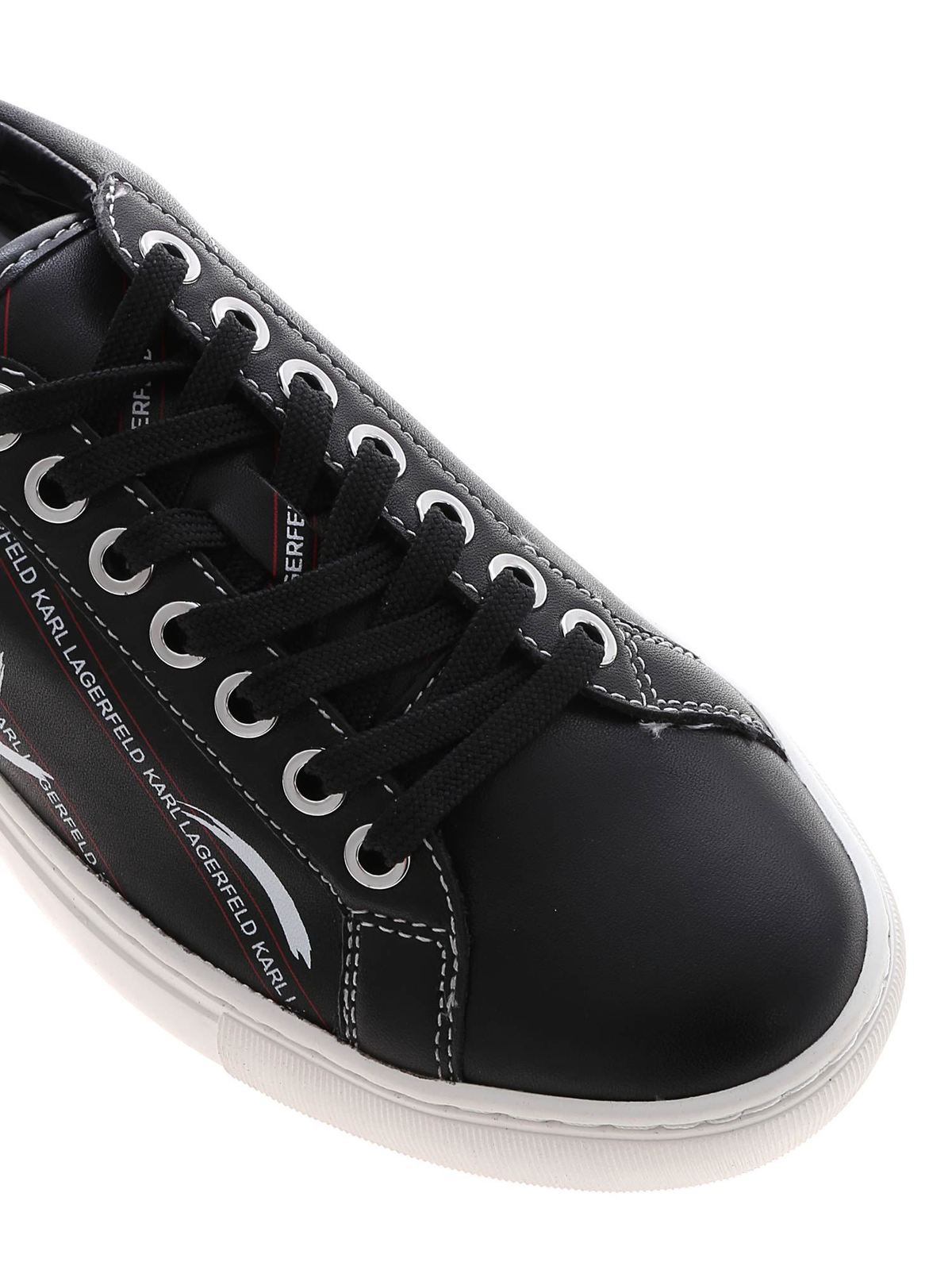 Kupsole Icon sneakers in black KL61028001 (KARL LAGERFELD / スニーカー ) | KARL LAGERFELD (カール・ラガーフェルド)(4)