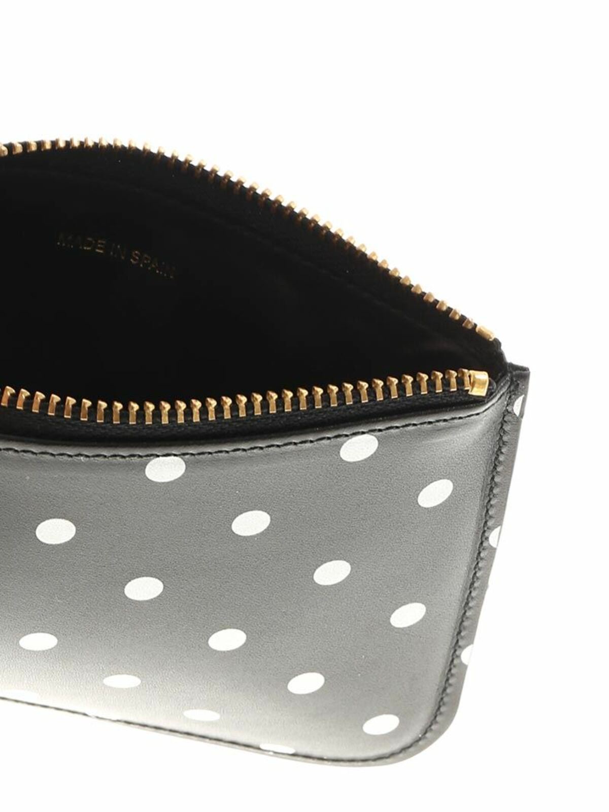 Polka dots purse SA8100PDBLACK (Comme Des Garçons Wallet / クラッチバッグ・ポーチ ) | Comme Des Garçons Wallet (コムデギャルソン ウォレット)(4)