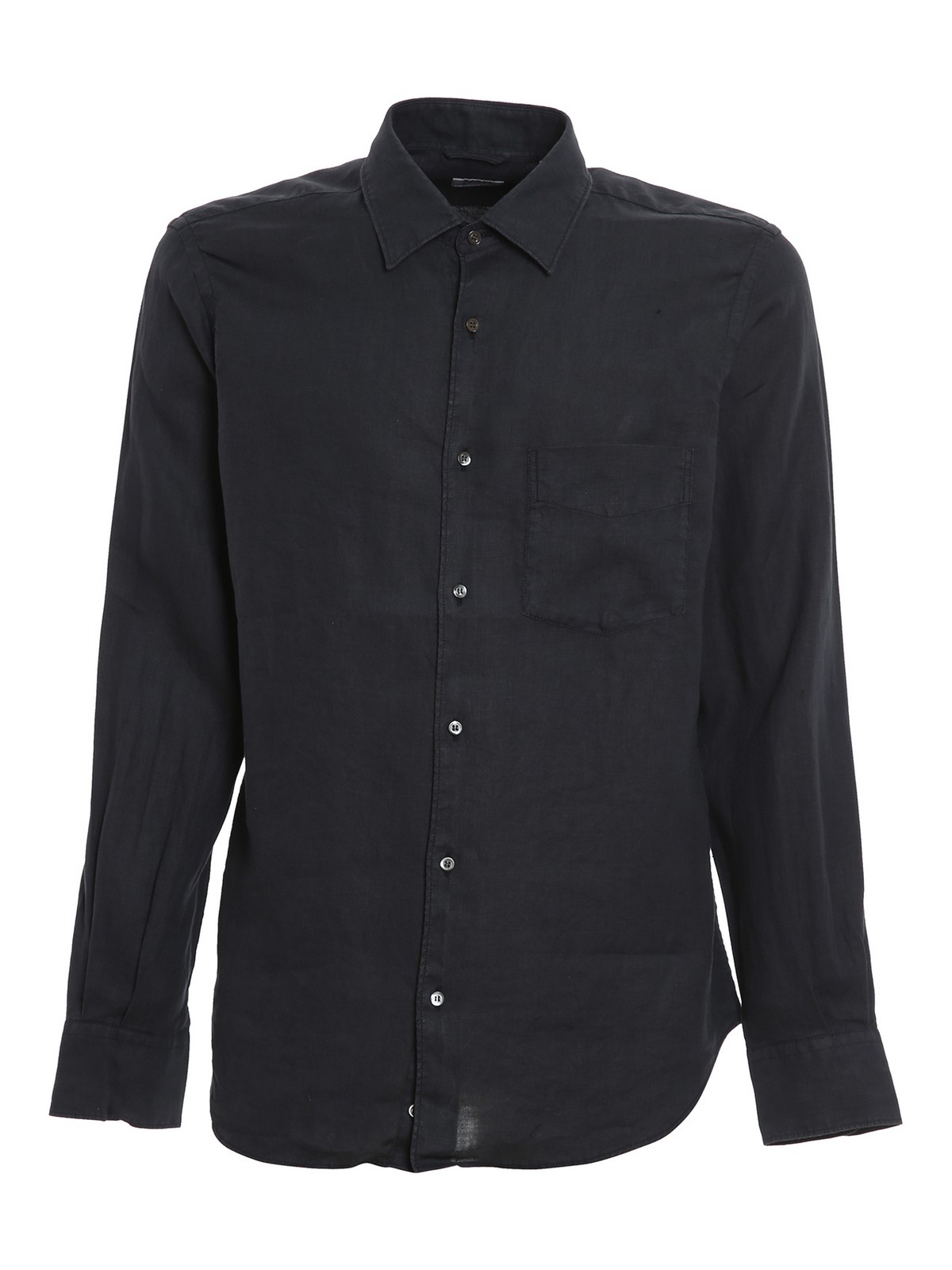 Linen shirt with patch pocket CE36C19585098 (ASPESI / シャツ・ブラウス ) | ASPESI (アスペジ)